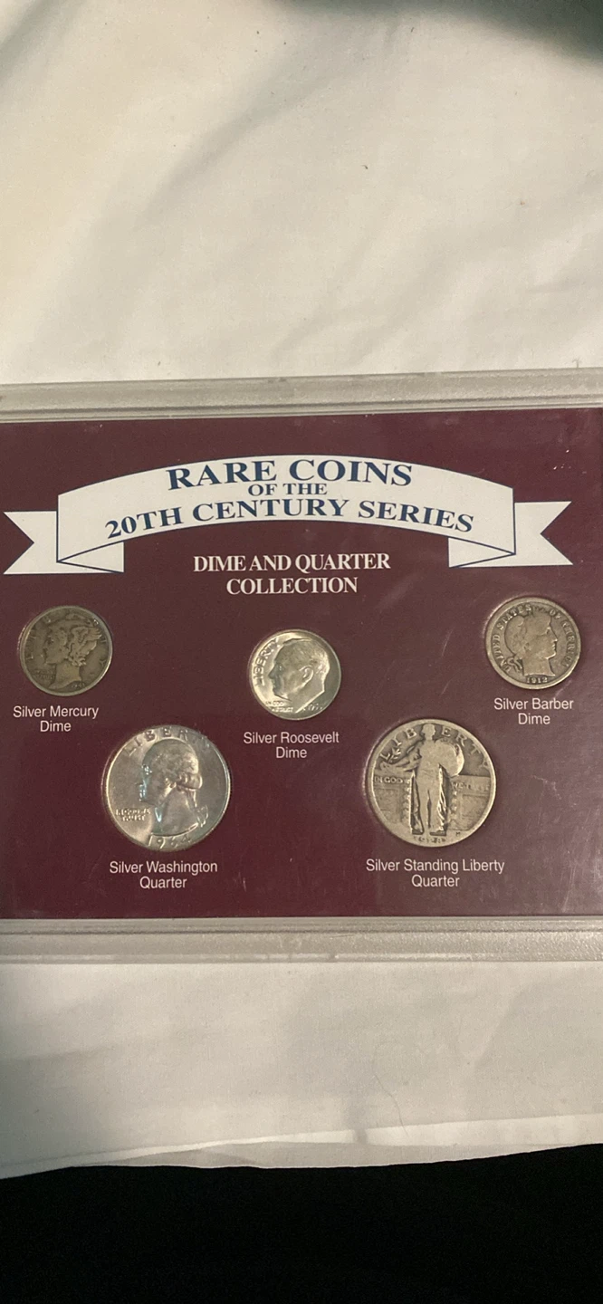 Rare Coins of the 20th Century Series Dime and Quarter