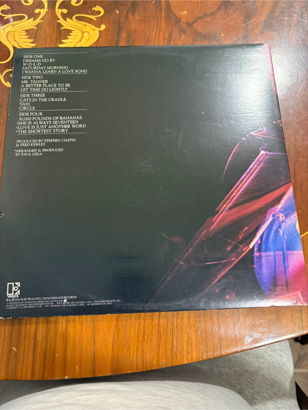 Harry Chapin Greatest Stories Live 2-Record Set Vinyl - photo 4