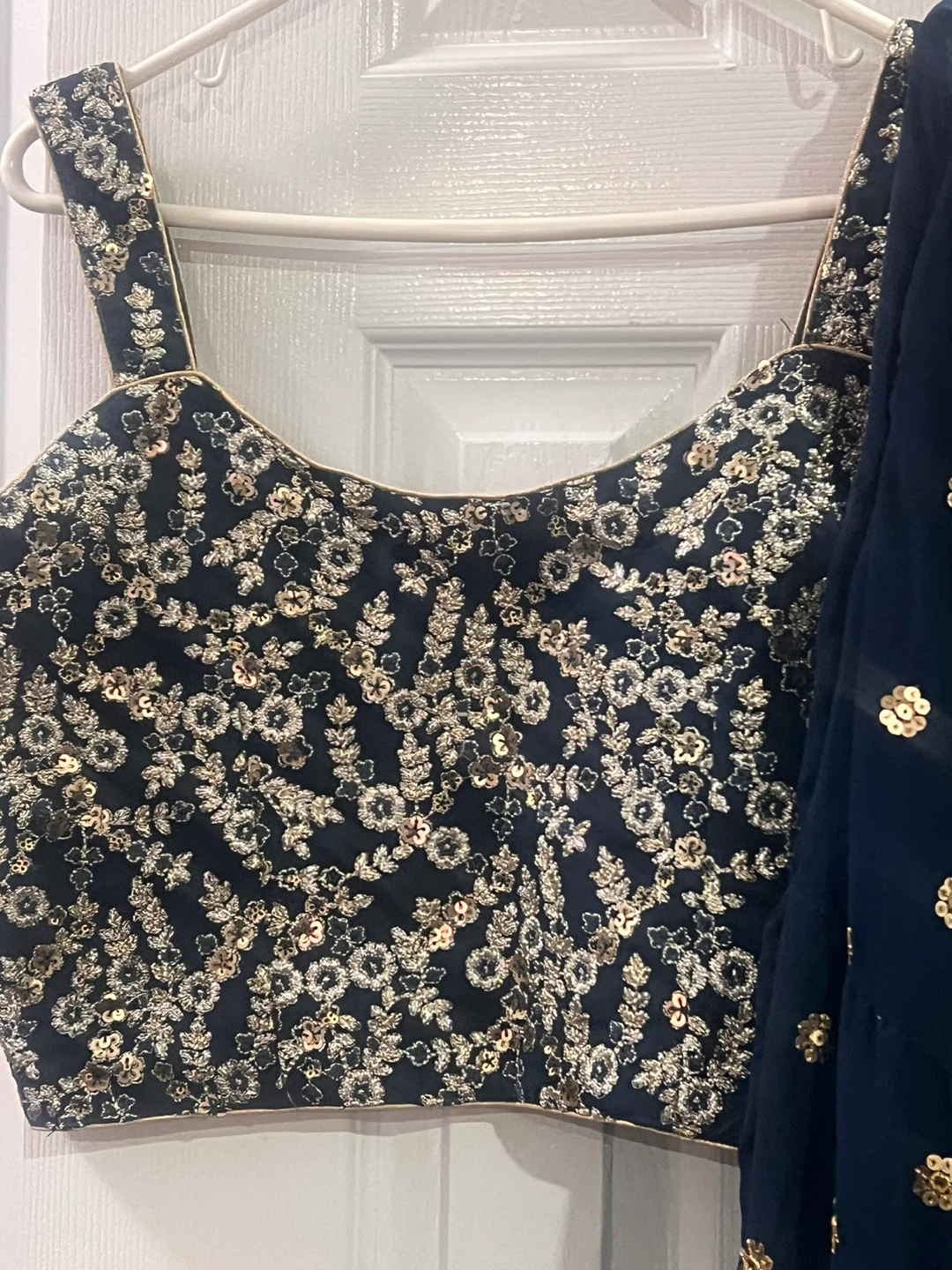 Navy Blue Lehenga 🥕 - photo 3