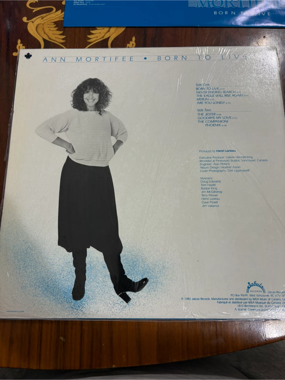 Ann Mortifee Born to Live Vinyl Record - photo 2