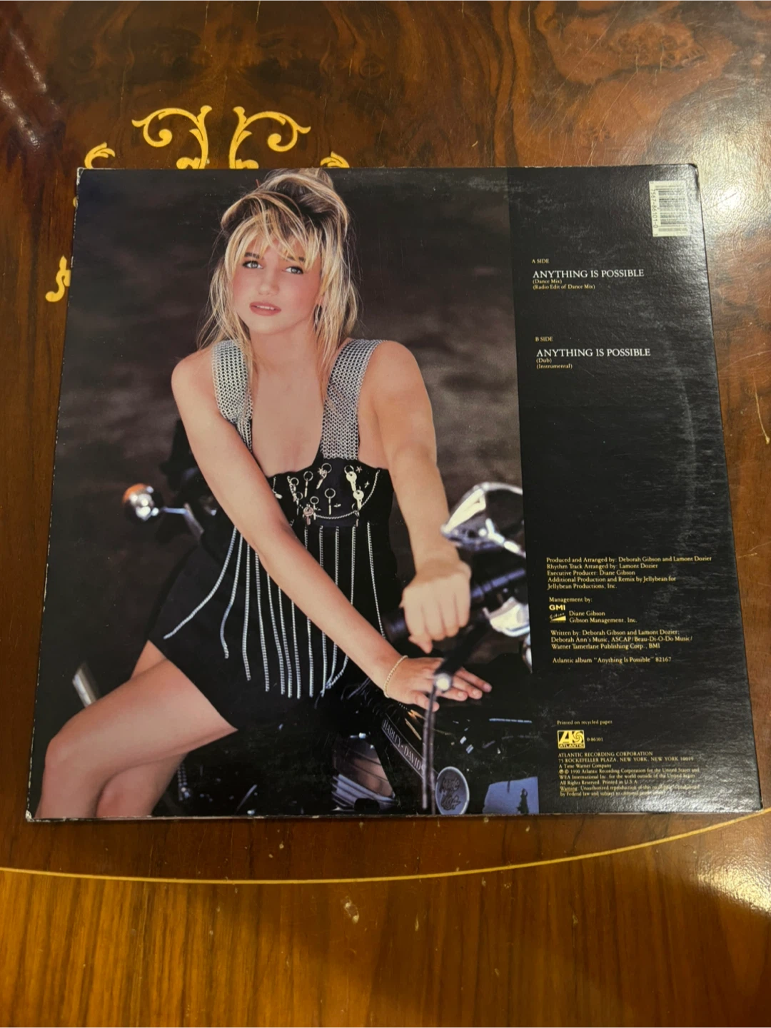 Debbie Gibson Anything Is Possible Vinyl Record - photo 2