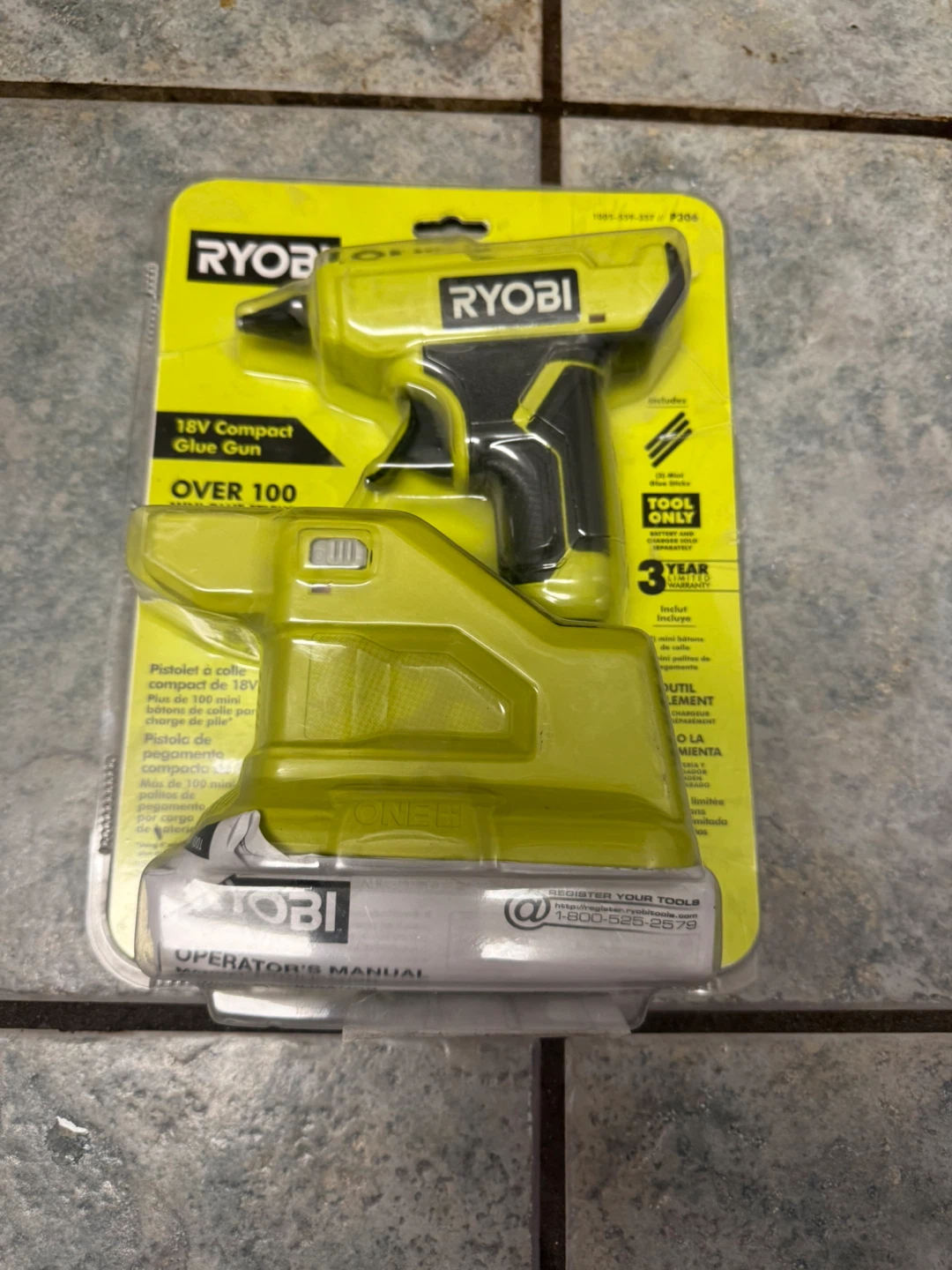 RYOBI 18V Compact Glue Gun - photo 2