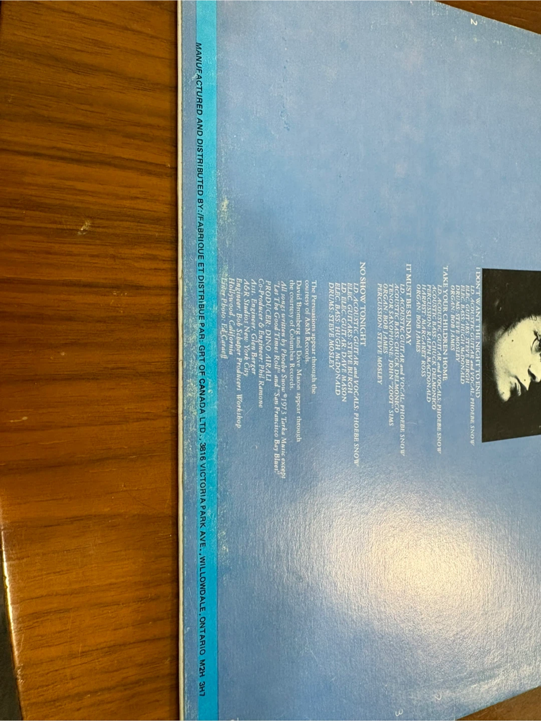 Phoebe Snow ABC Records Vinyl Record - photo 4