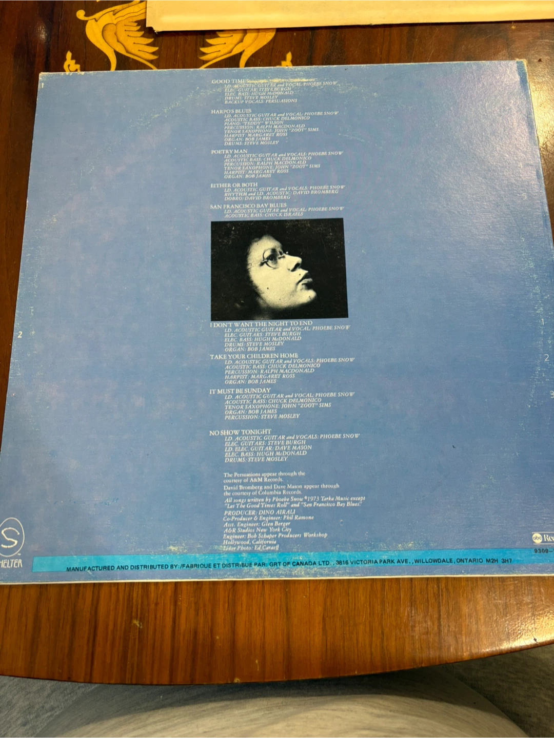 Phoebe Snow ABC Records Vinyl Record - photo 2