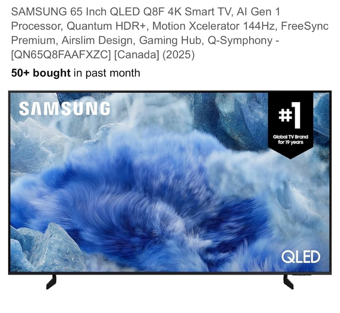 65 “ Samsung T.V.