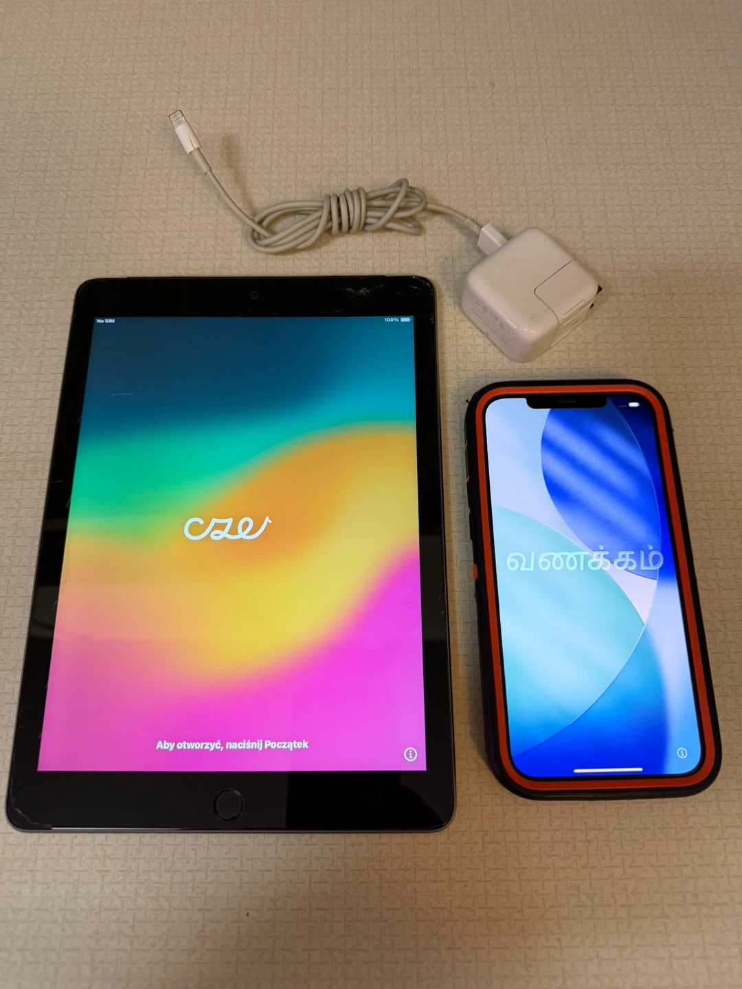 Apple 12 PRO MAX/case, IPAD 6th Generation/charger