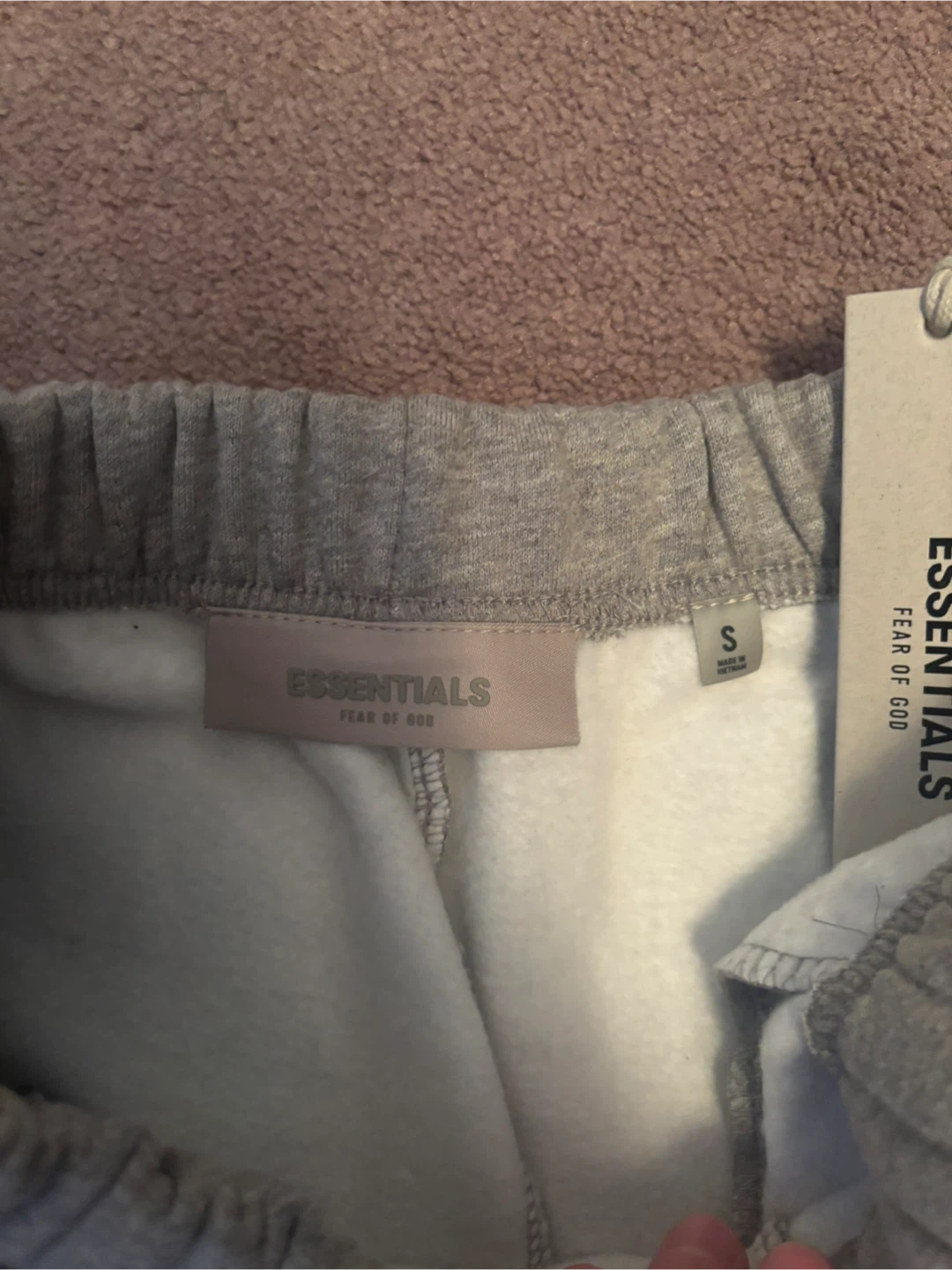 Dark Oat Essentials Pants Size S - photo 3