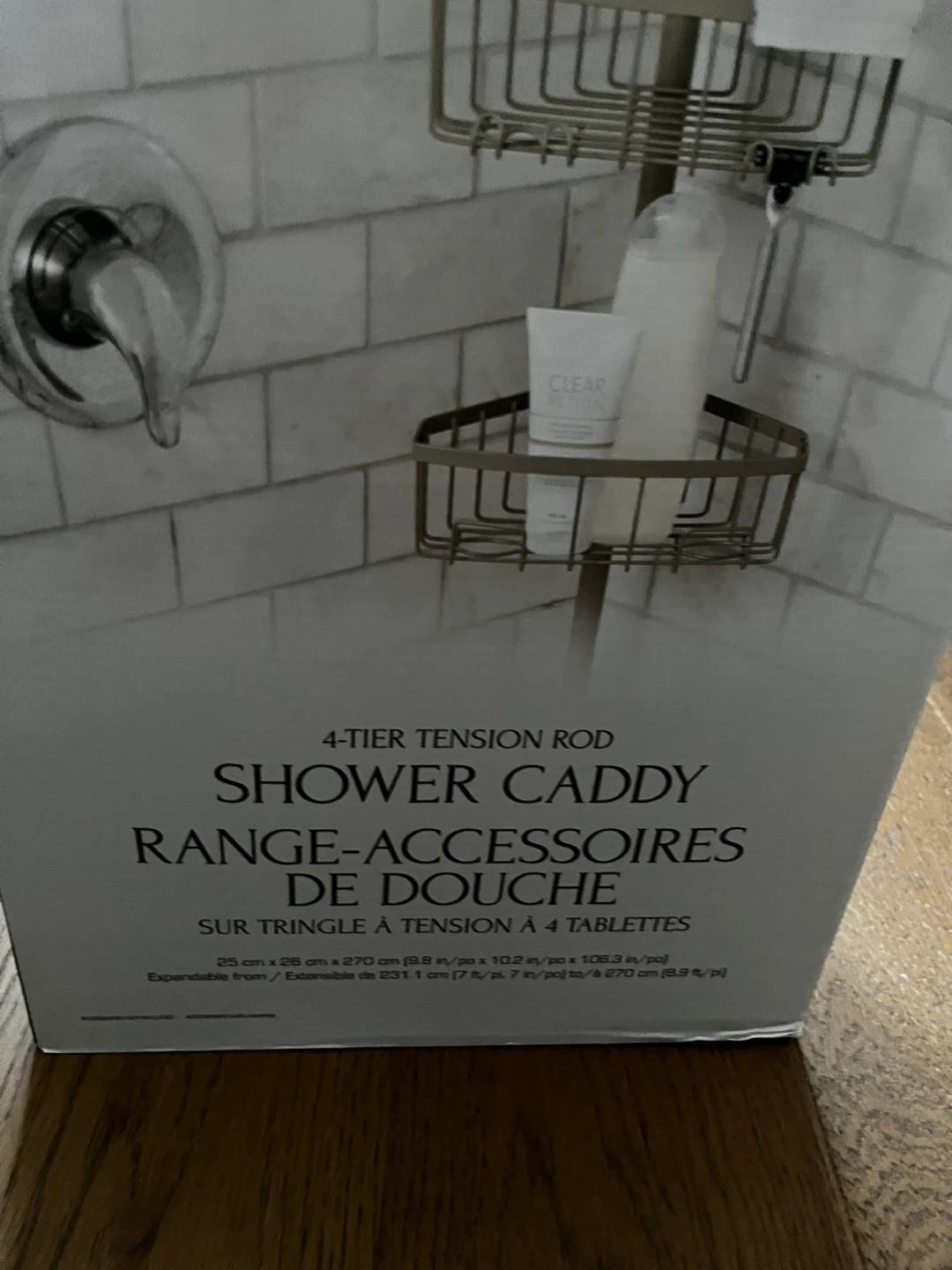 Life at Home 4-Tier Tension Rod Shower Caddy - photo 2