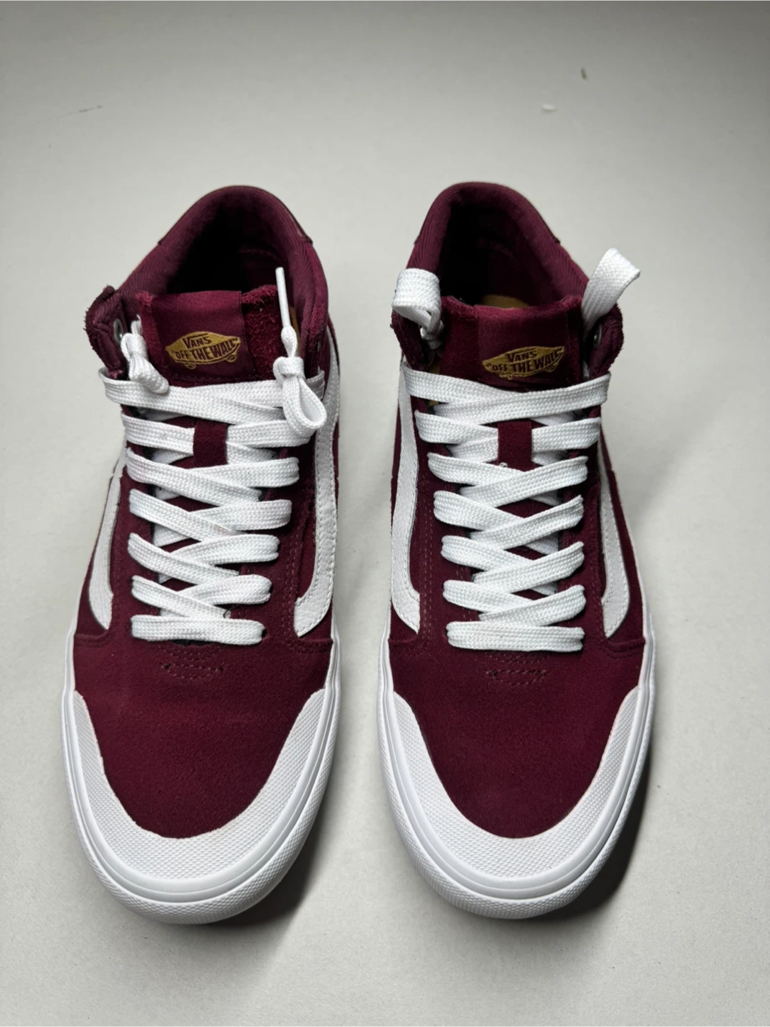 Vans Style 112 Mid Pro in a Burgundy/White colorway. - photo 2