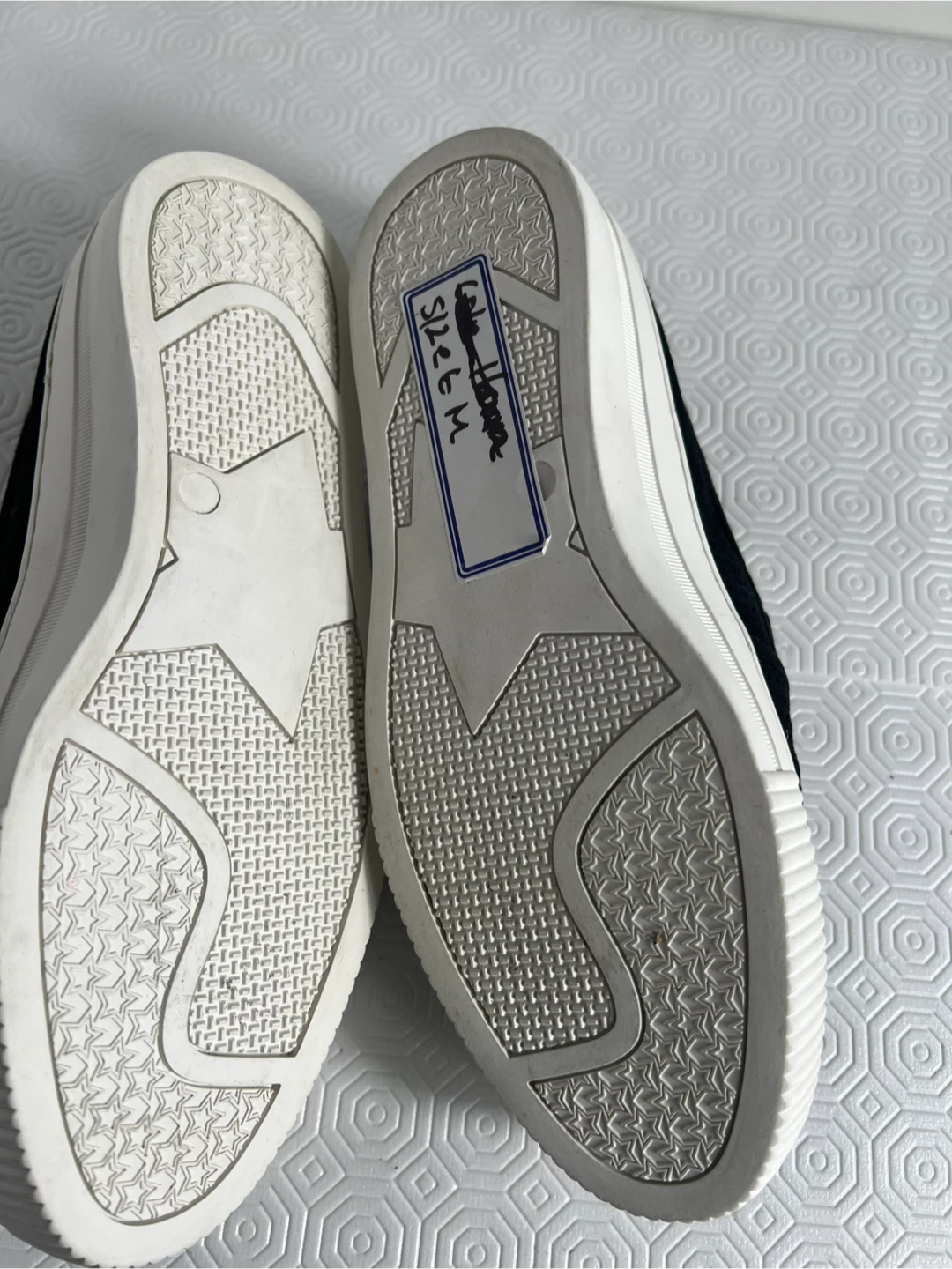 Halogen  Black Perforated Suede Slip-On Sneakers - Size M - photo 5