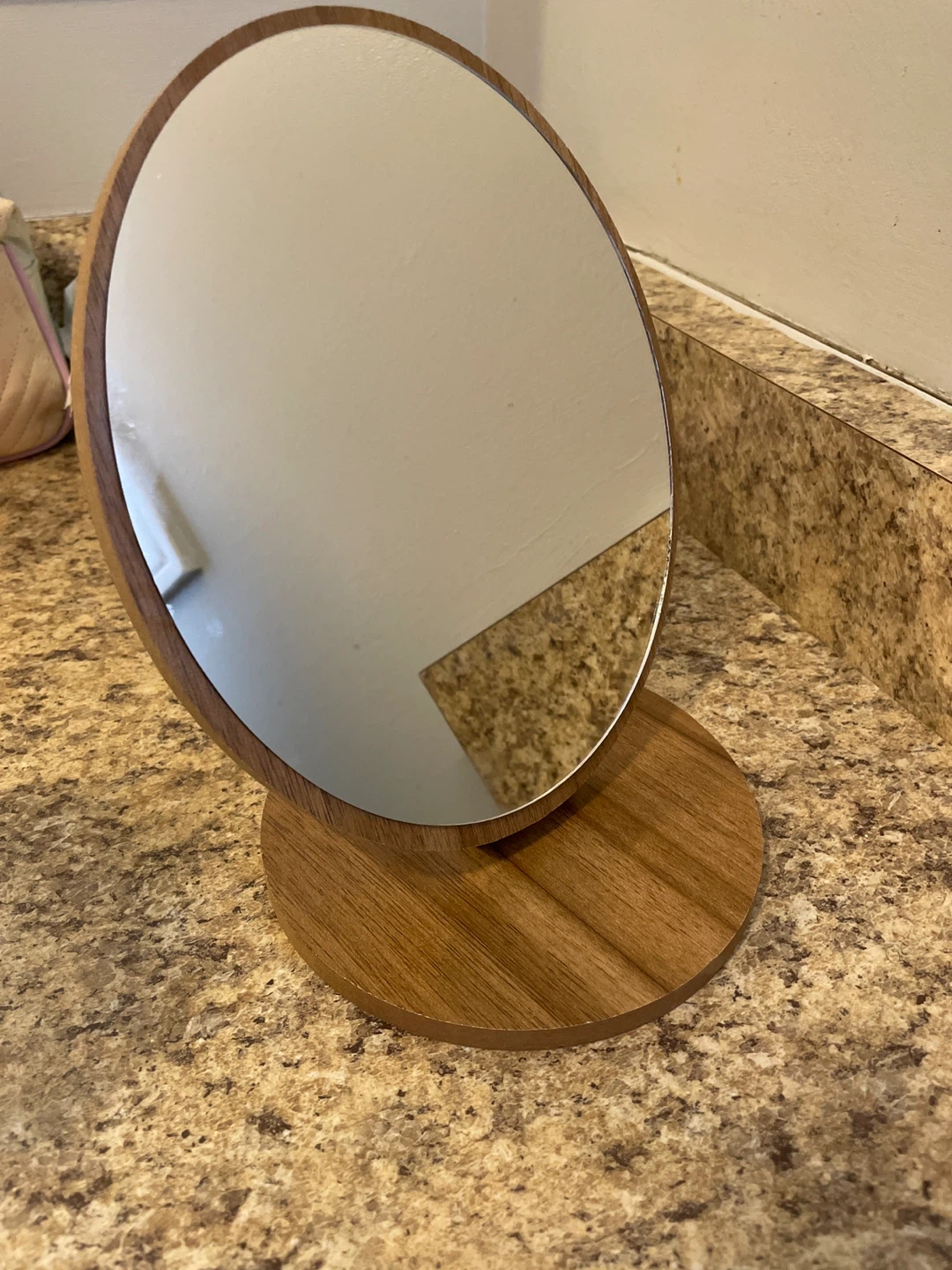 Wooden Makeup Mirror