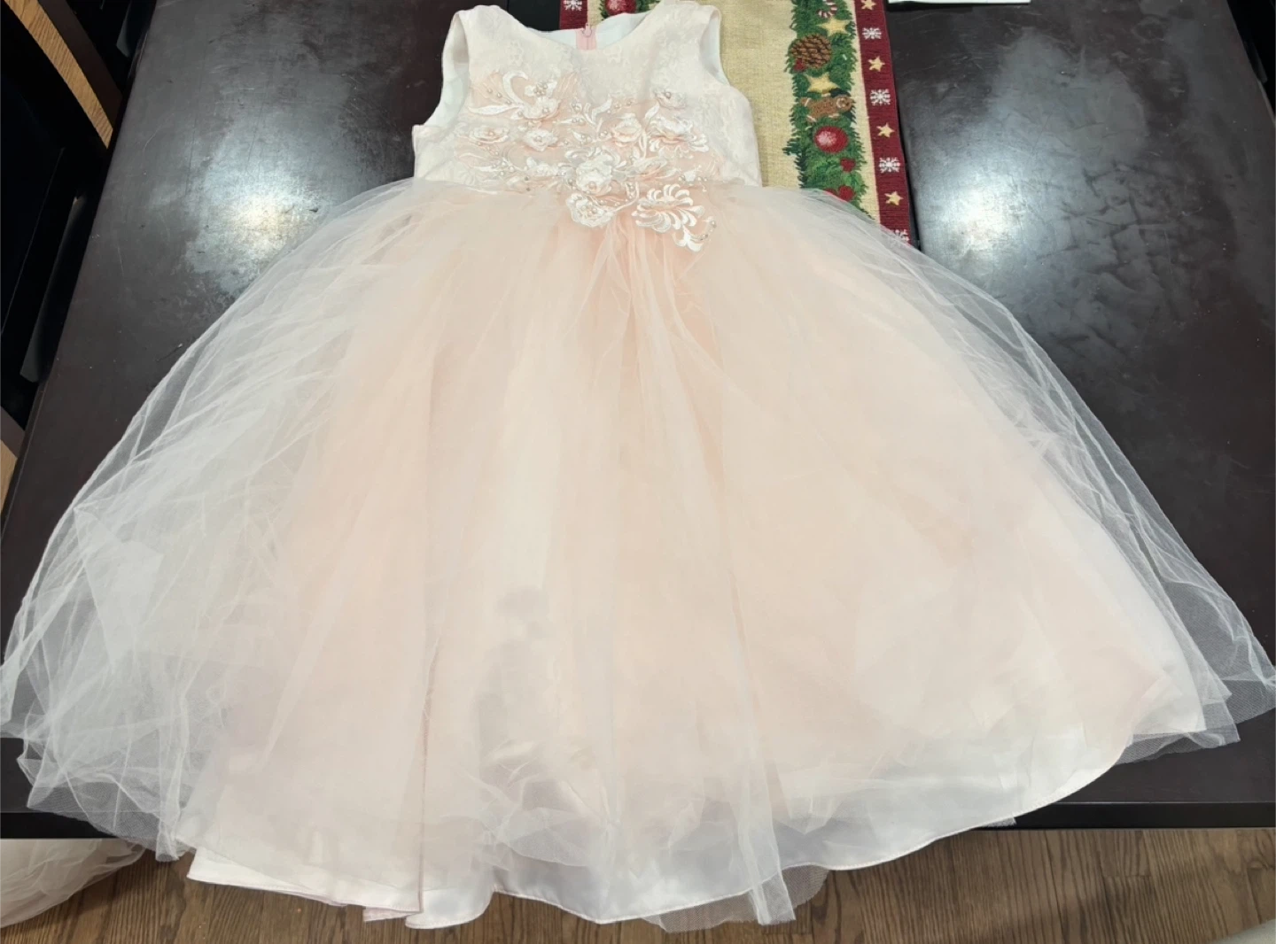 Joykids Pink Tulle Flower Girl Dress Size 6