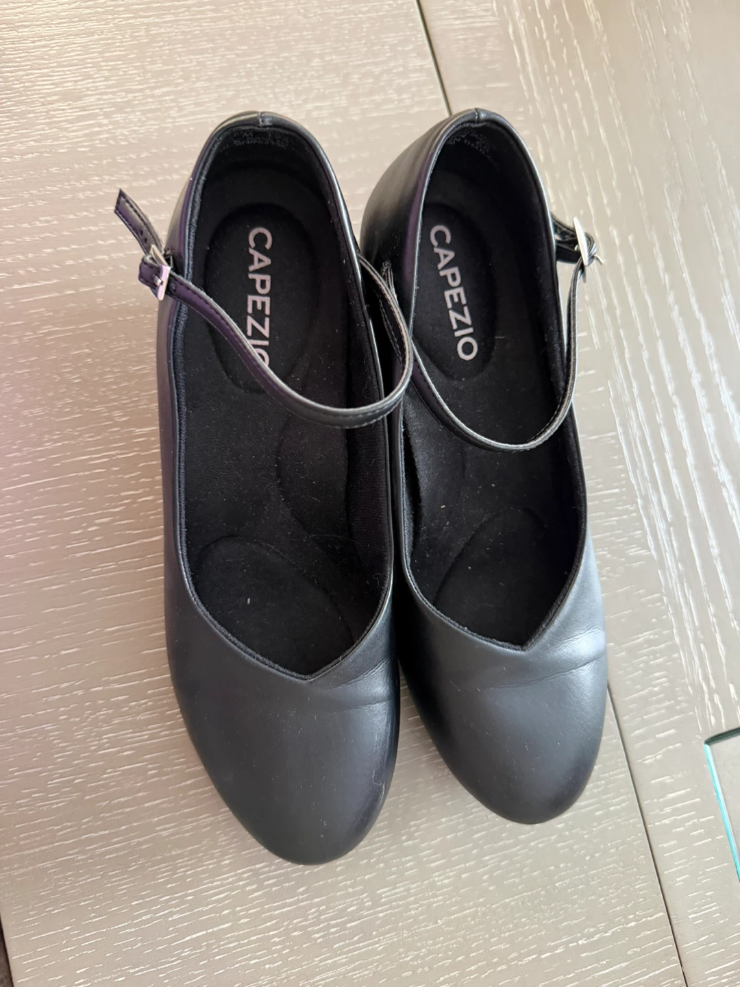 Capezio Black Leather  Character Shoes