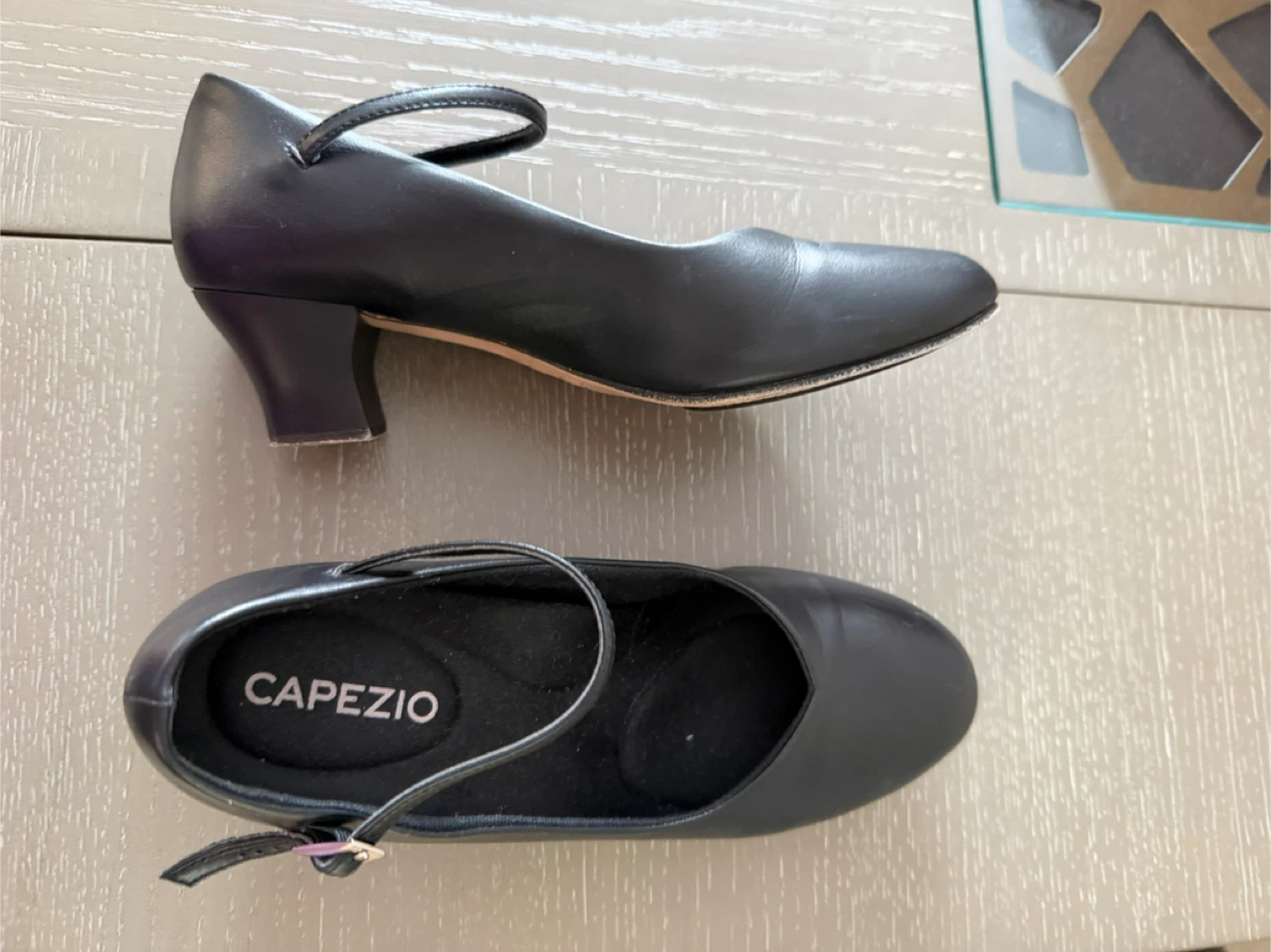 Capezio Black Leather  Character Shoes - photo 3