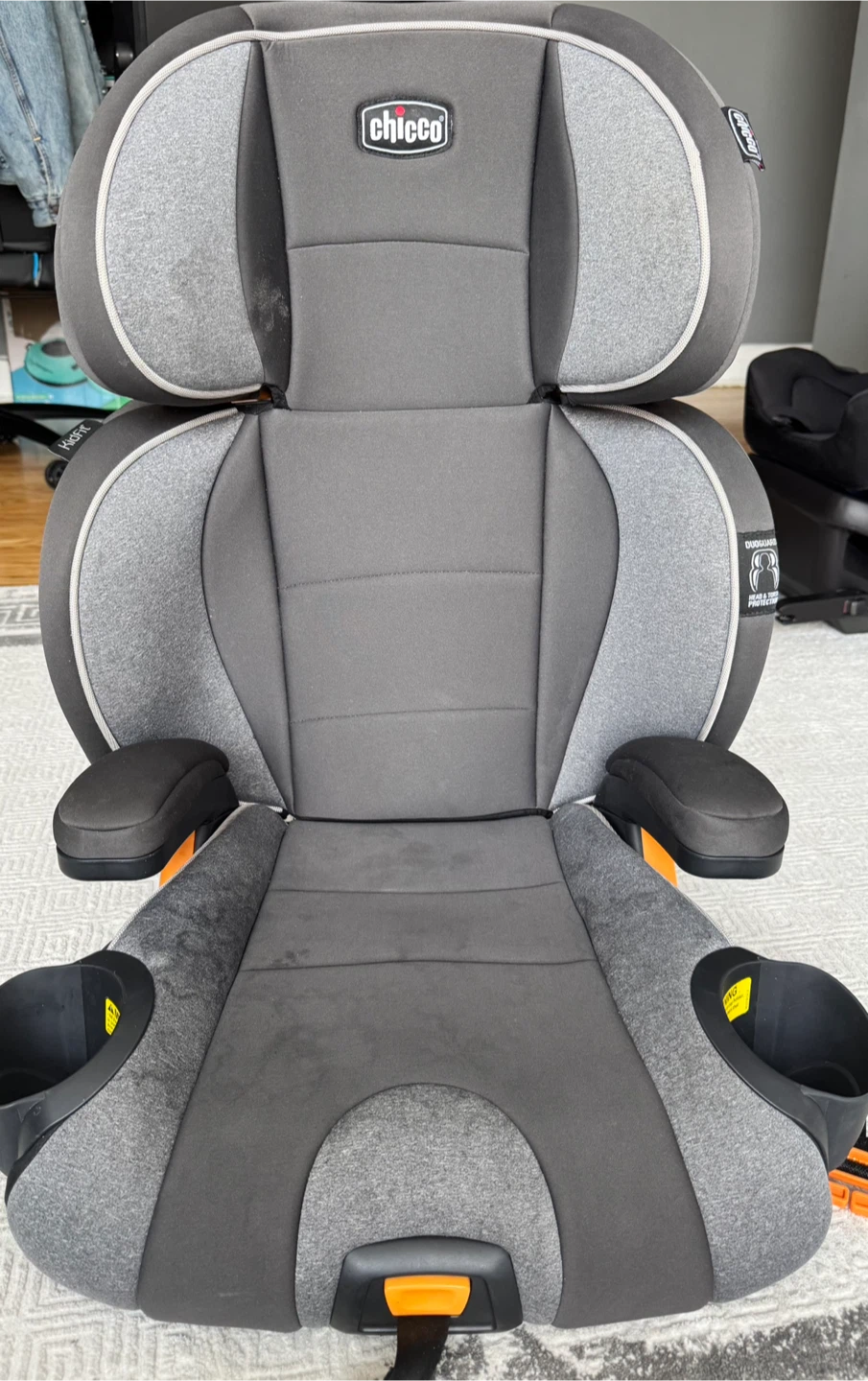 Chicco KidFit 2-in-1 Booster Car Seat - Grey