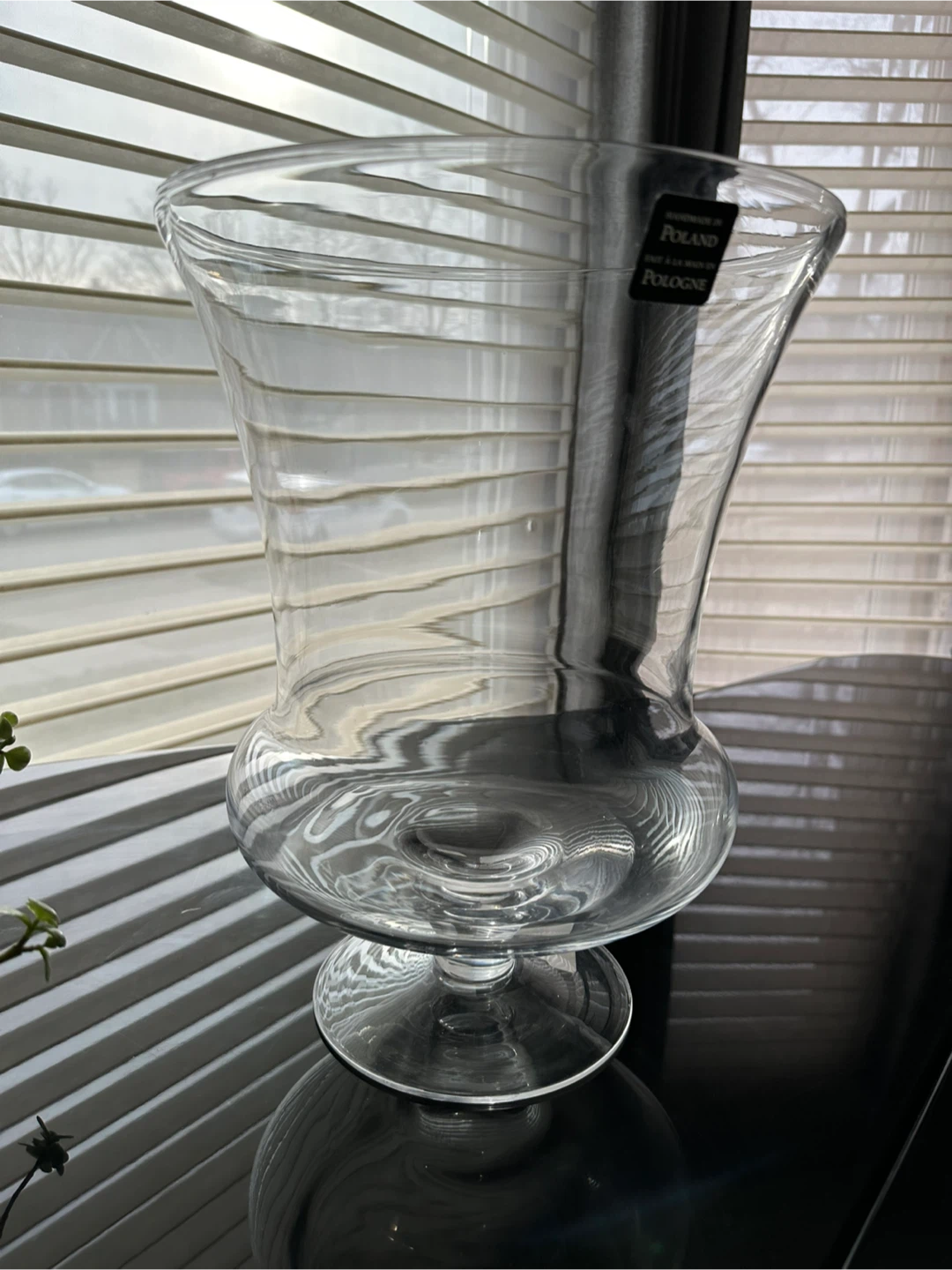 Large Handmade Glass Vase 🥕
