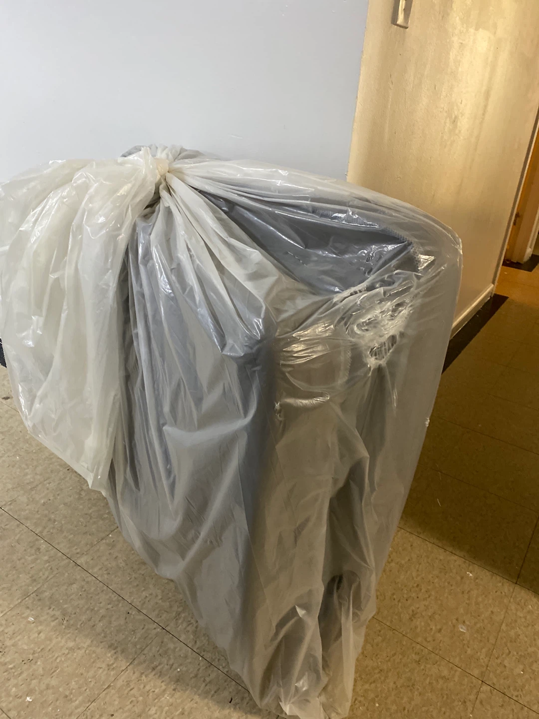 Gray Rectangular Cushion mattress