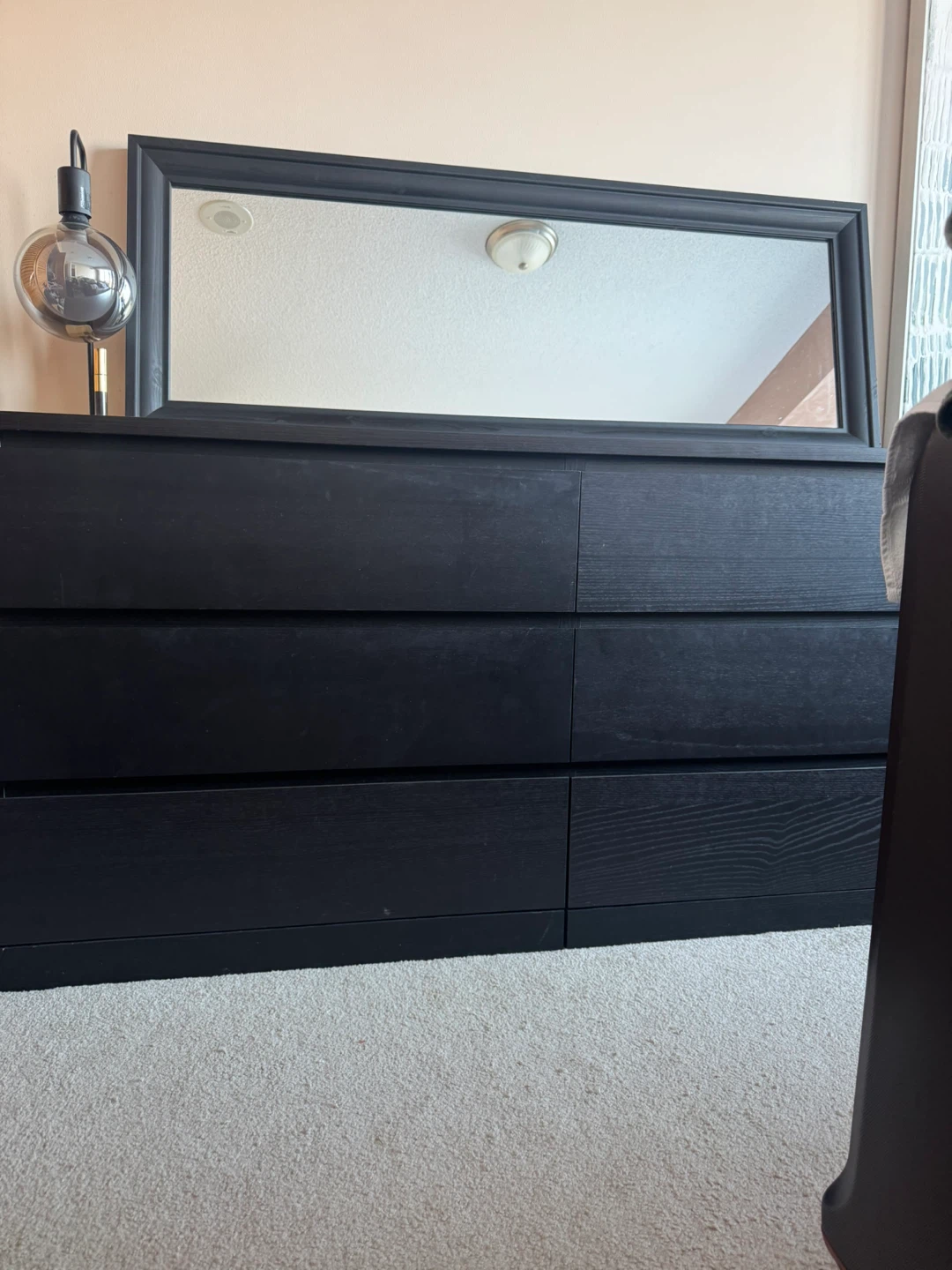 Black 6-drawer IKEA! good condition