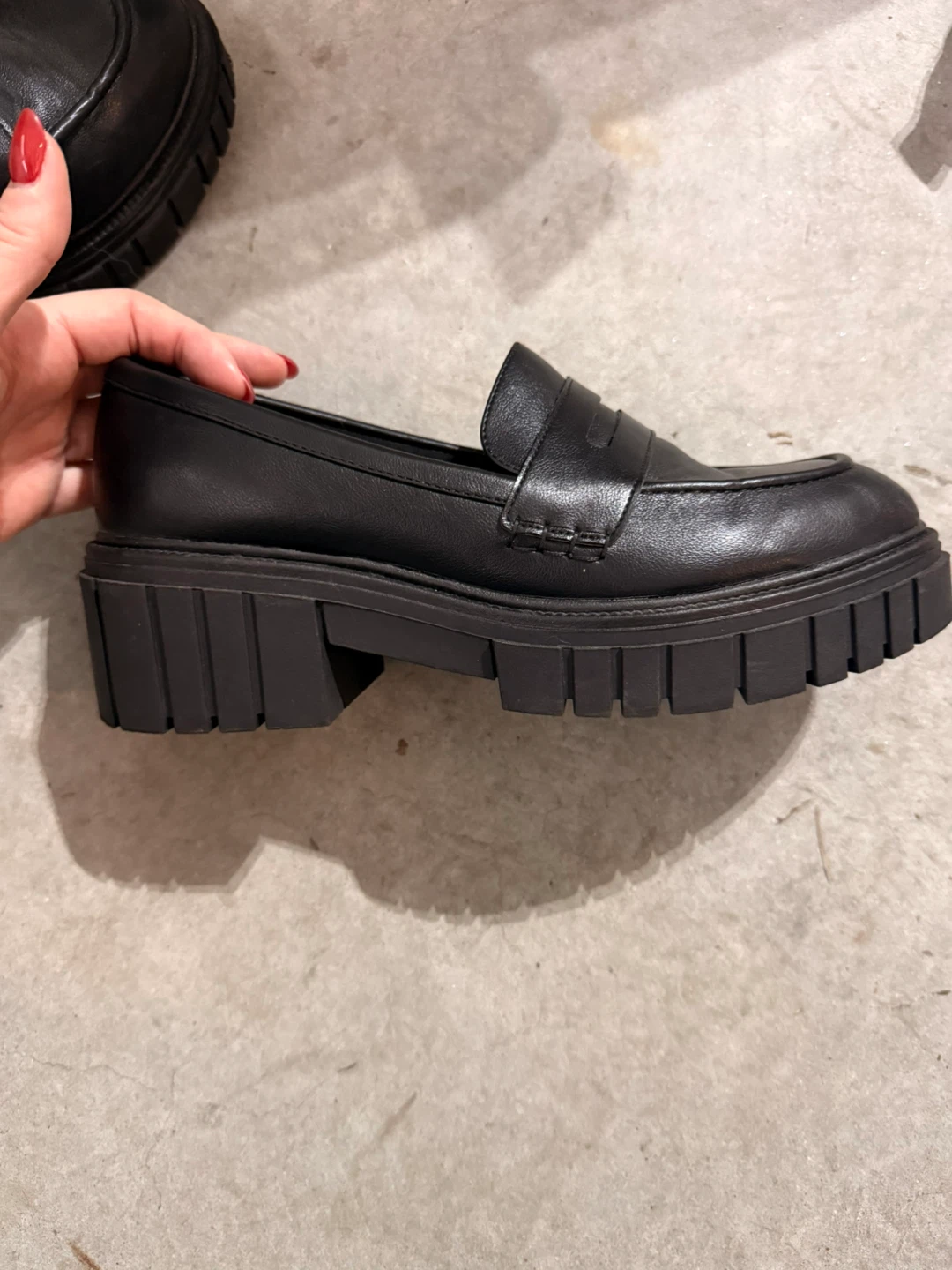 CALL IT SPRING Black Faux Leather Loafers - photo 2
