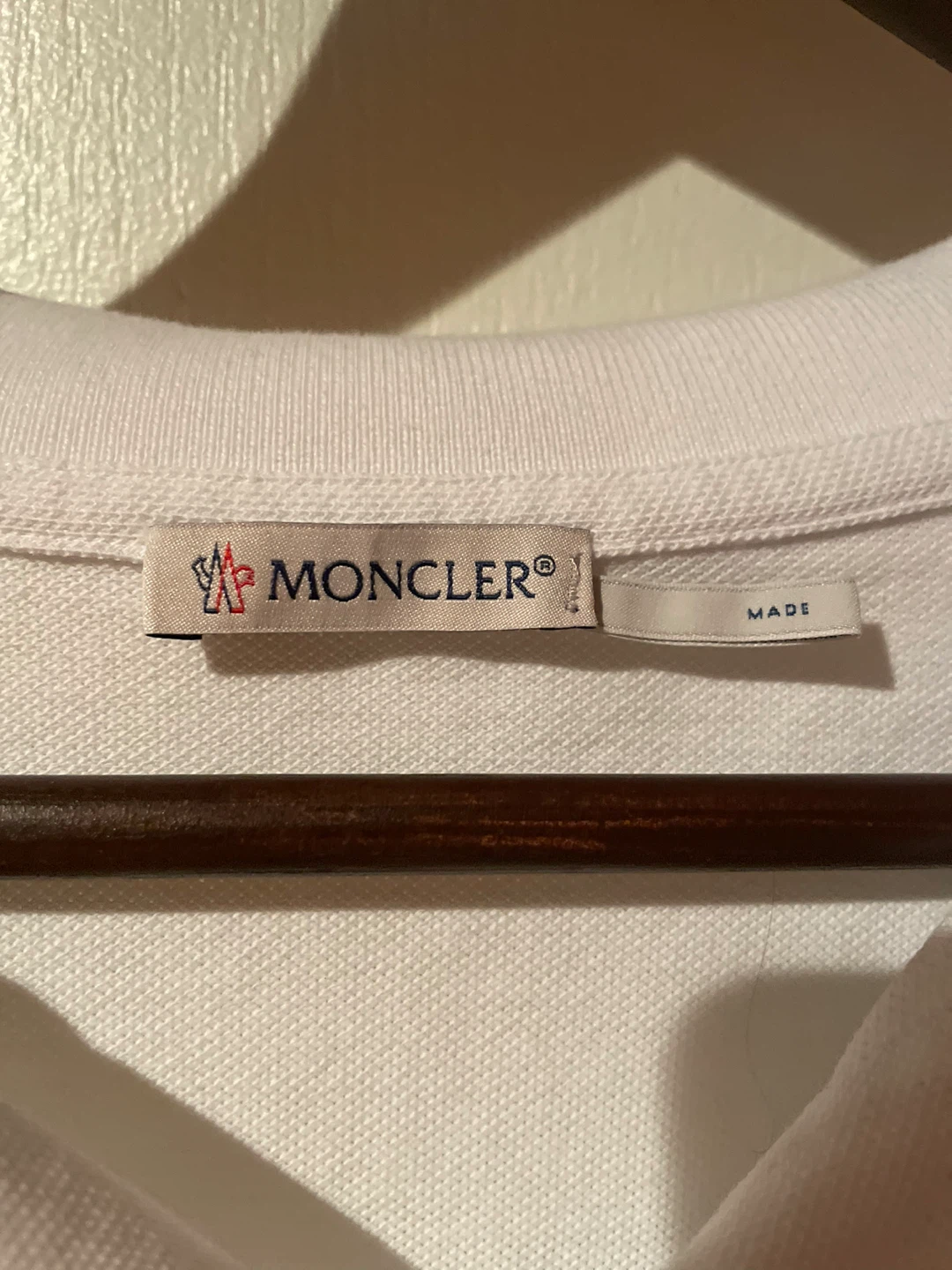 Moncler White Polo Shirt - photo 3
