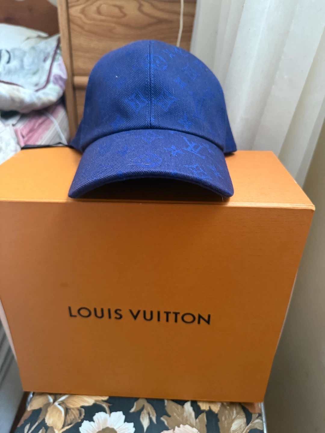 Louis Vuitton Monogram Adjustable Baseball Cap - Blue - photo 2