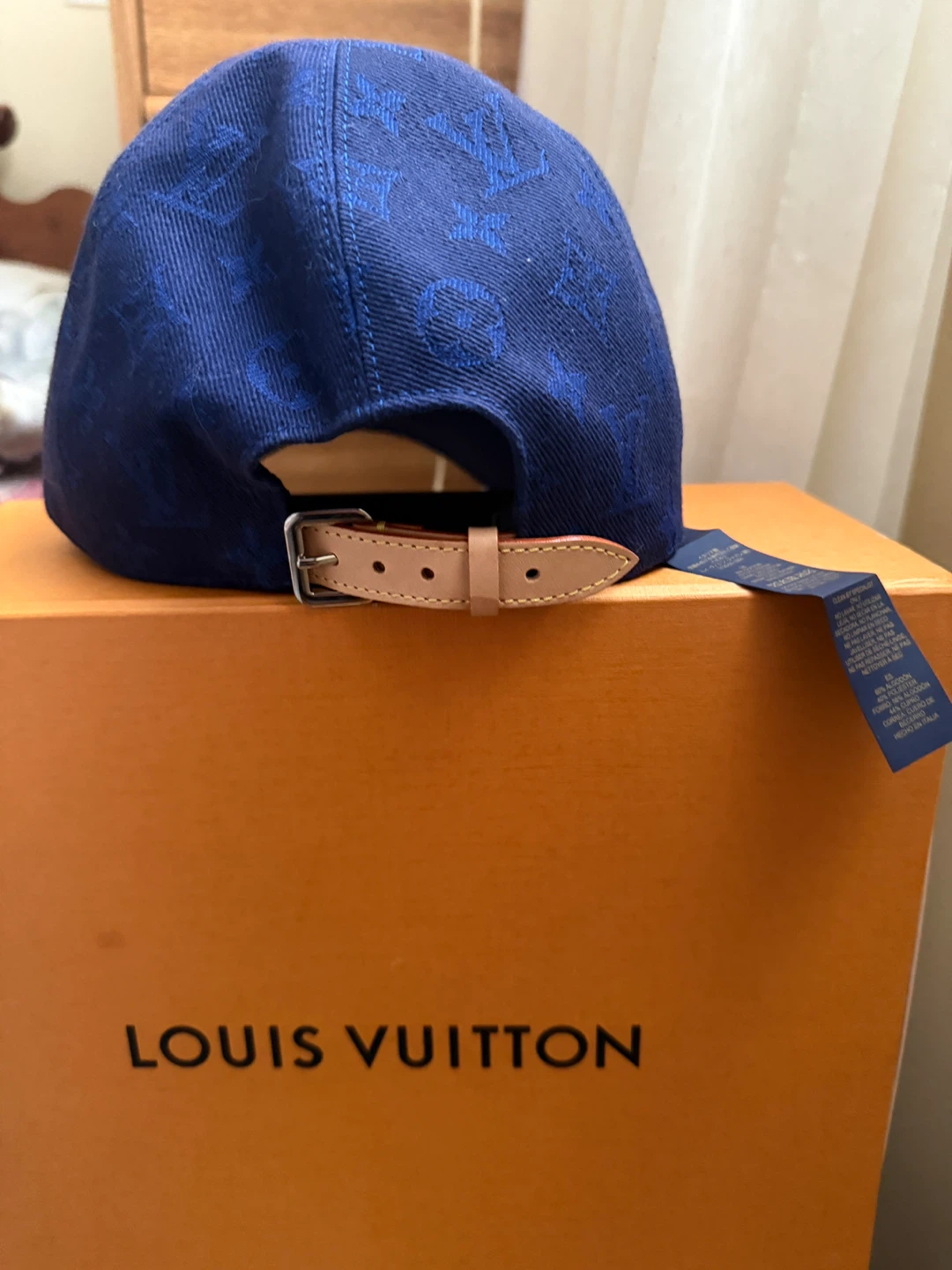 Louis Vuitton Monogram Adjustable Baseball Cap - Blue - photo 3
