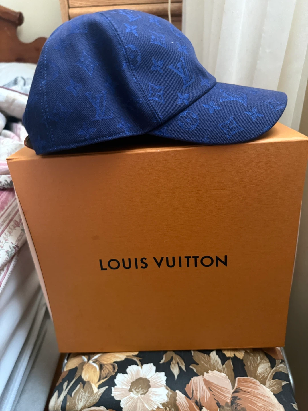 Louis Vuitton Monogram Adjustable Baseball Cap - Blue