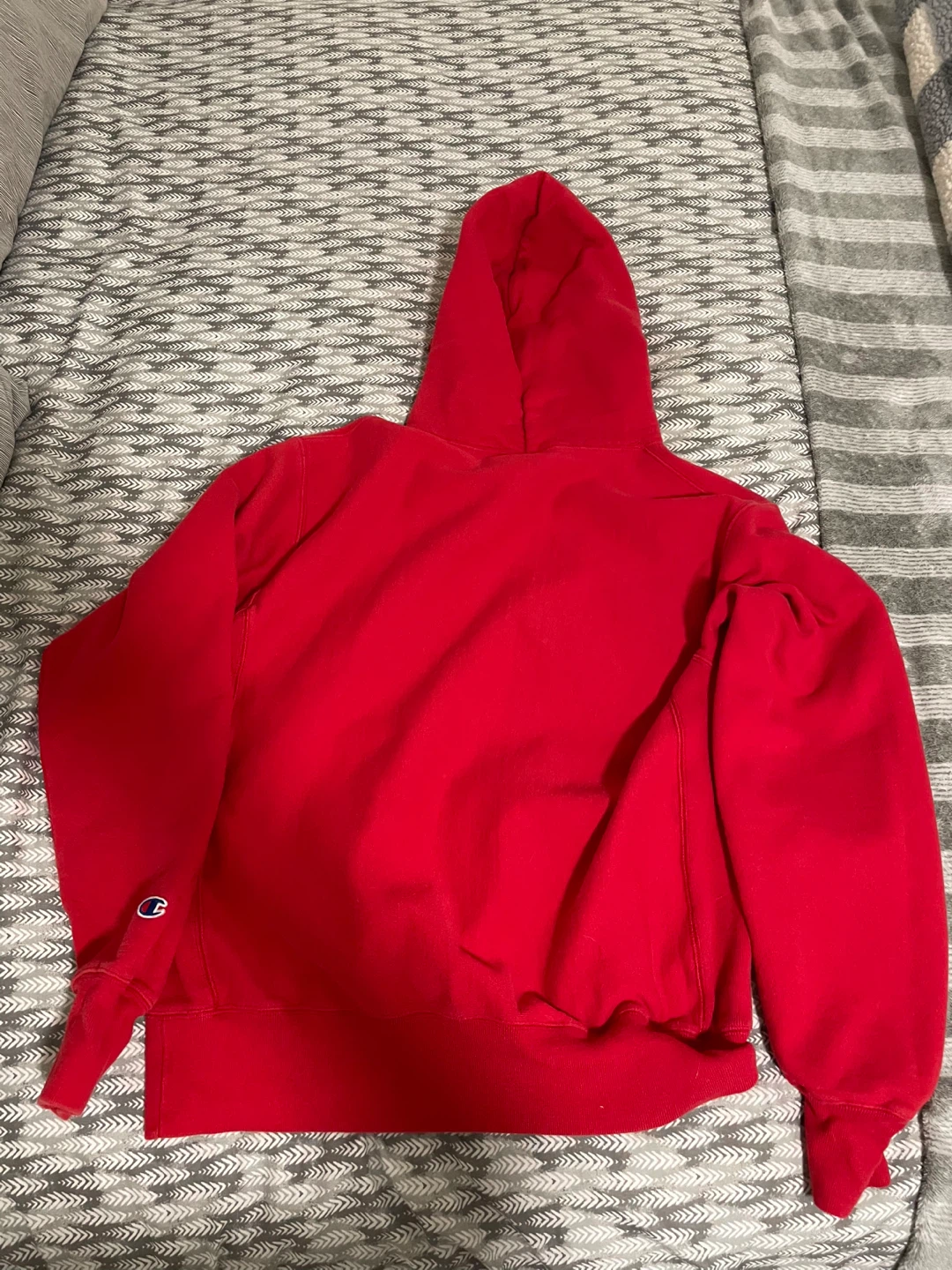 Red Champion Hoodie - Medium - photo 2