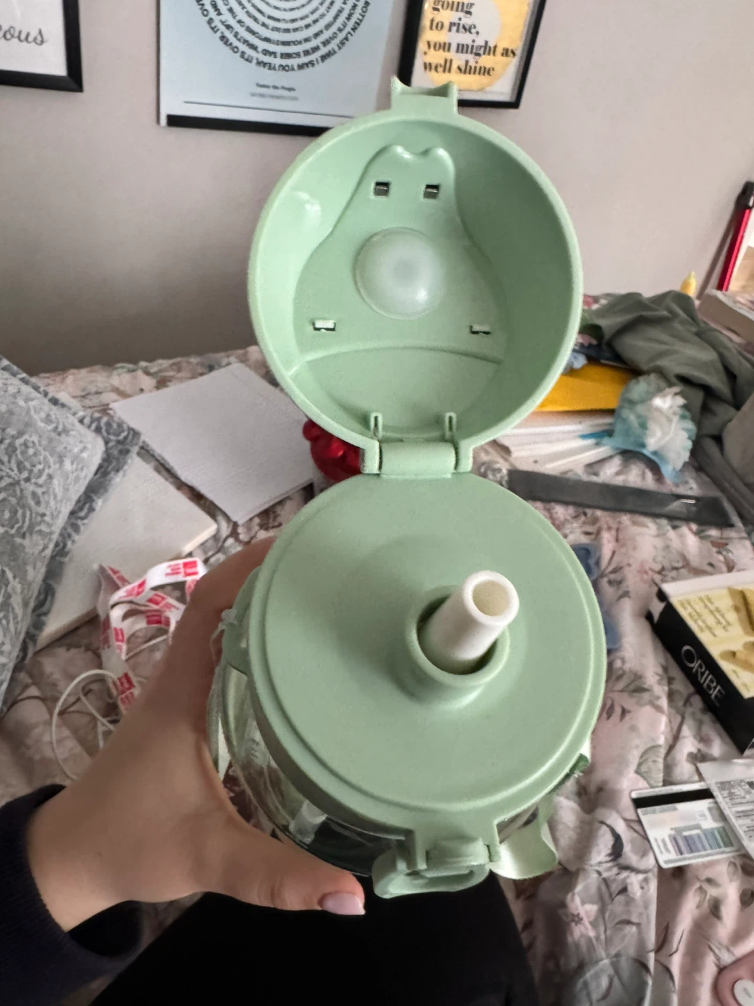 apana The Giant Jug 2000ml Water Bottle with Straw - Green - photo 3