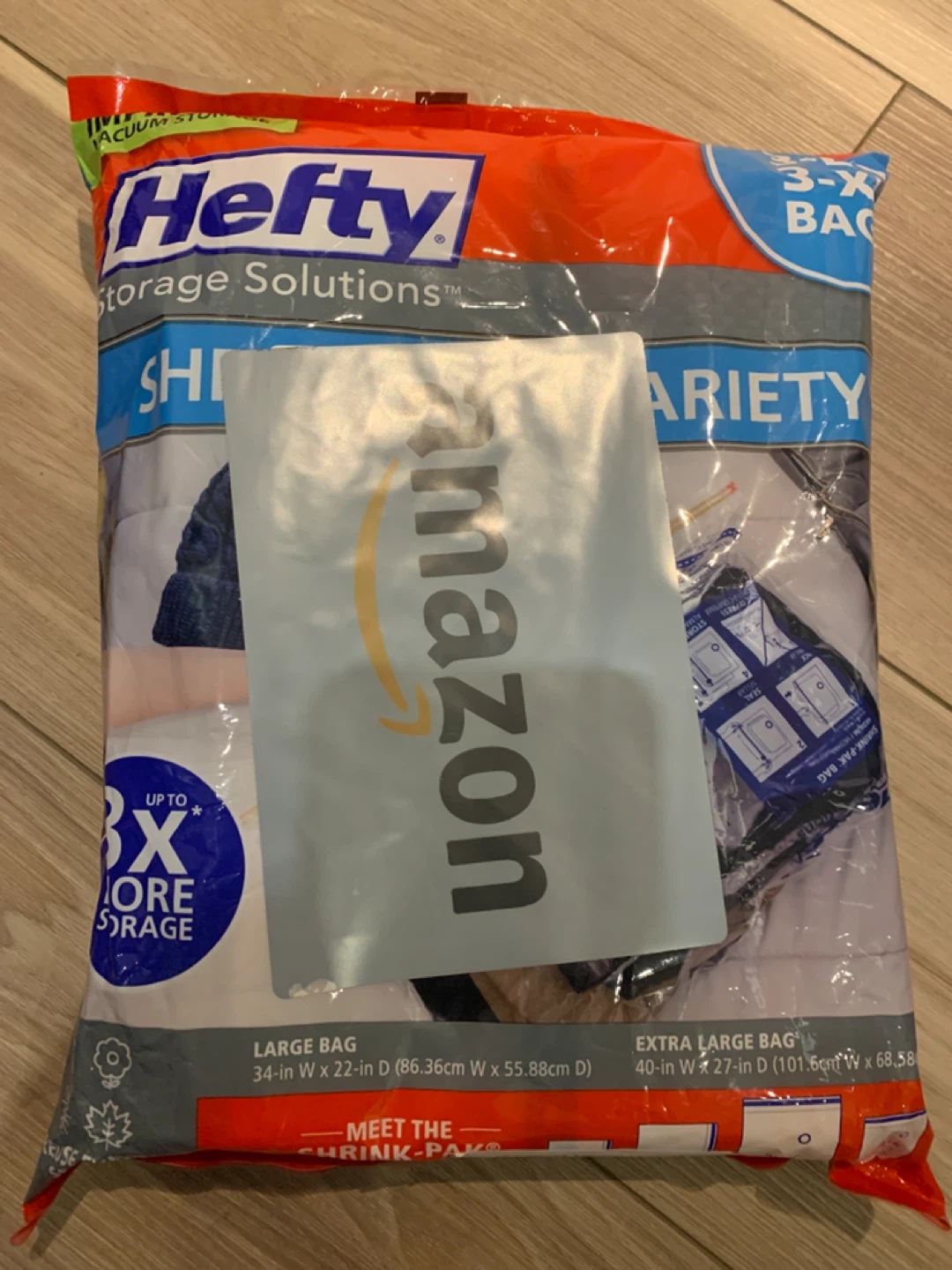 Hefty Storage Solutions Shrink Bags - Variety Pack