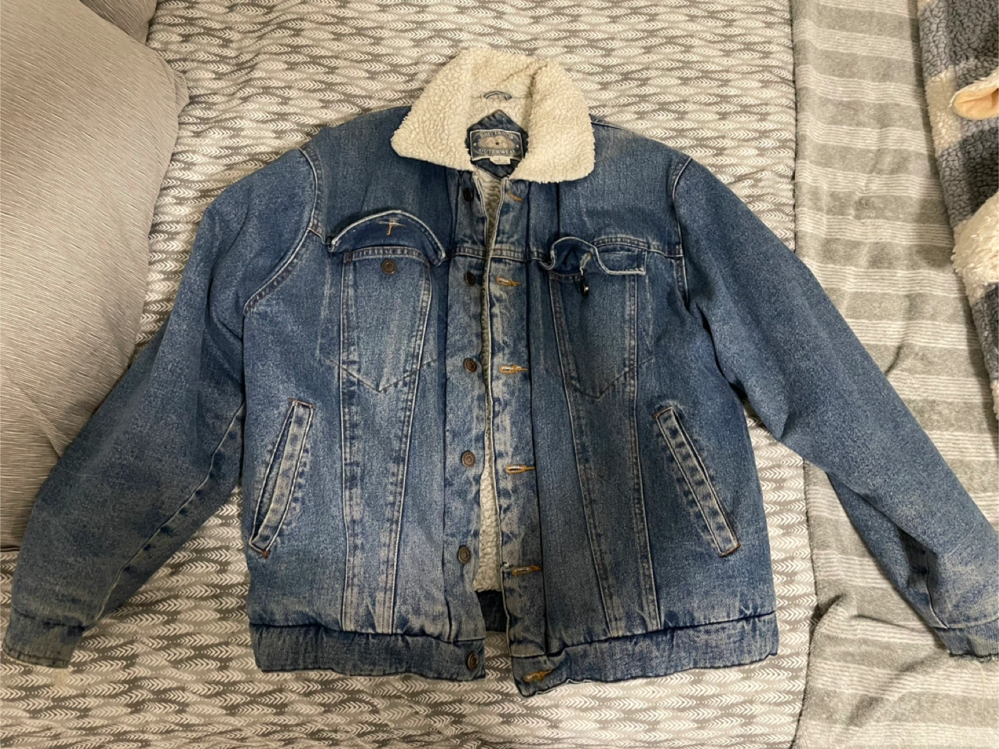 Vintage Denim Jacket - Large