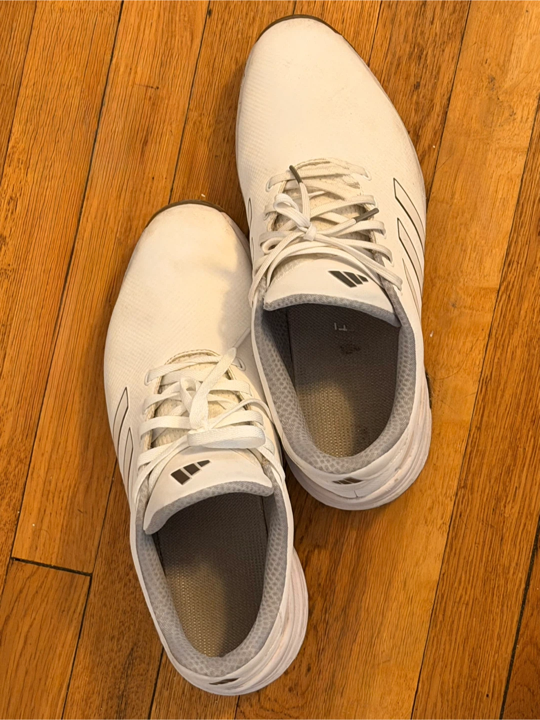 Adidas White Golf Shoes