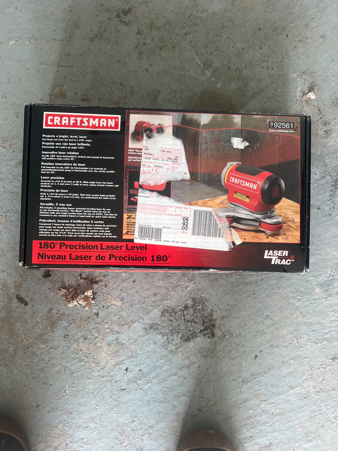 Craftsman 180 Degree Precision Laser Level