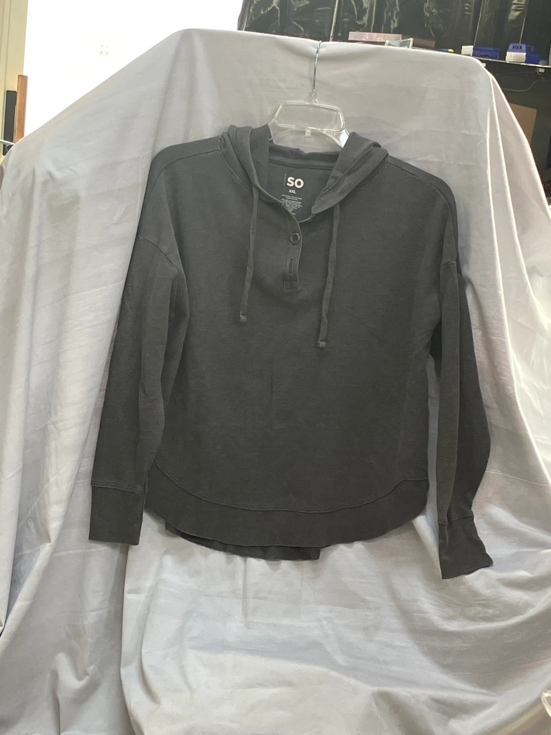 SO "So real" Hoodie - Gray - XXL