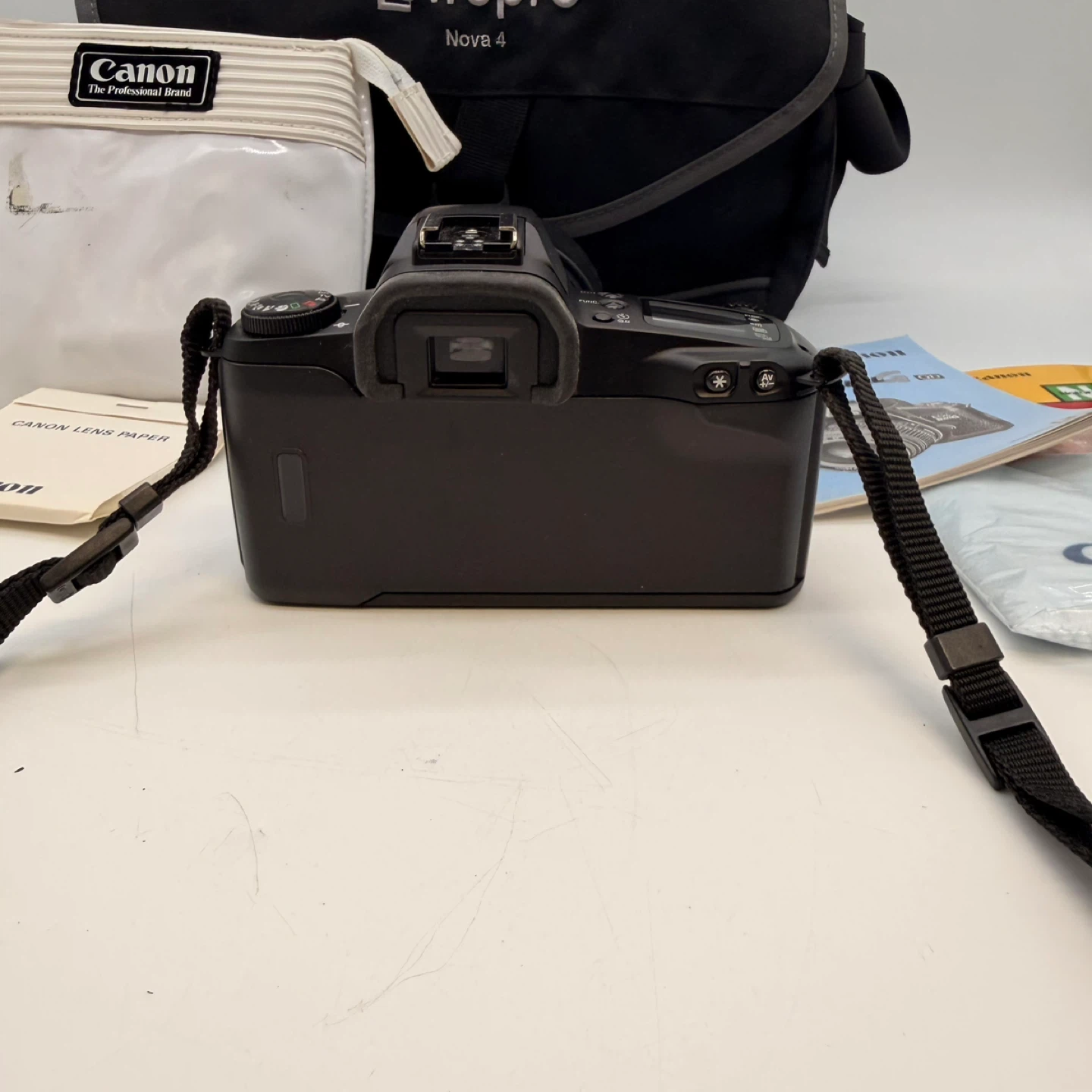 Canon EOS Rebel G 35mm Film Camera + Sigma Lens + Bag - photo 4