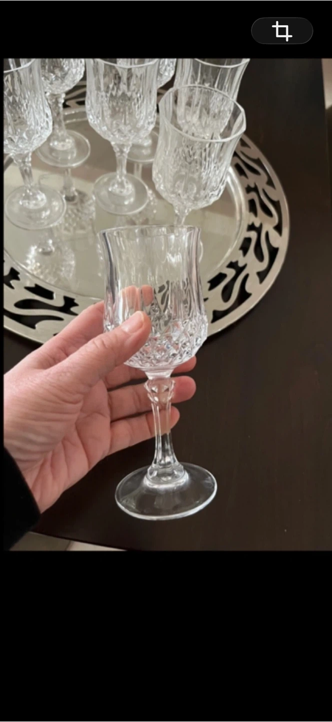 Crystal Wine Glasses - Set of 7 - photo 3
