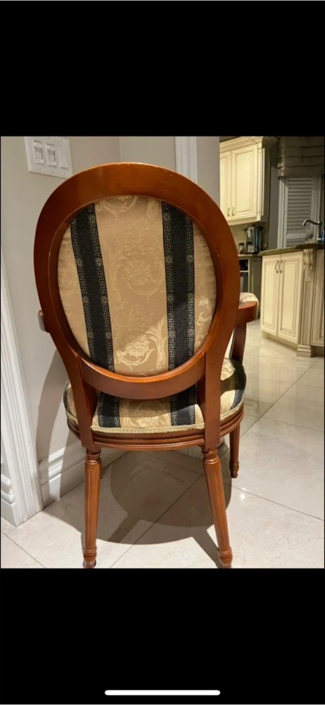 🥕Wooden Accent Chair - photo 2