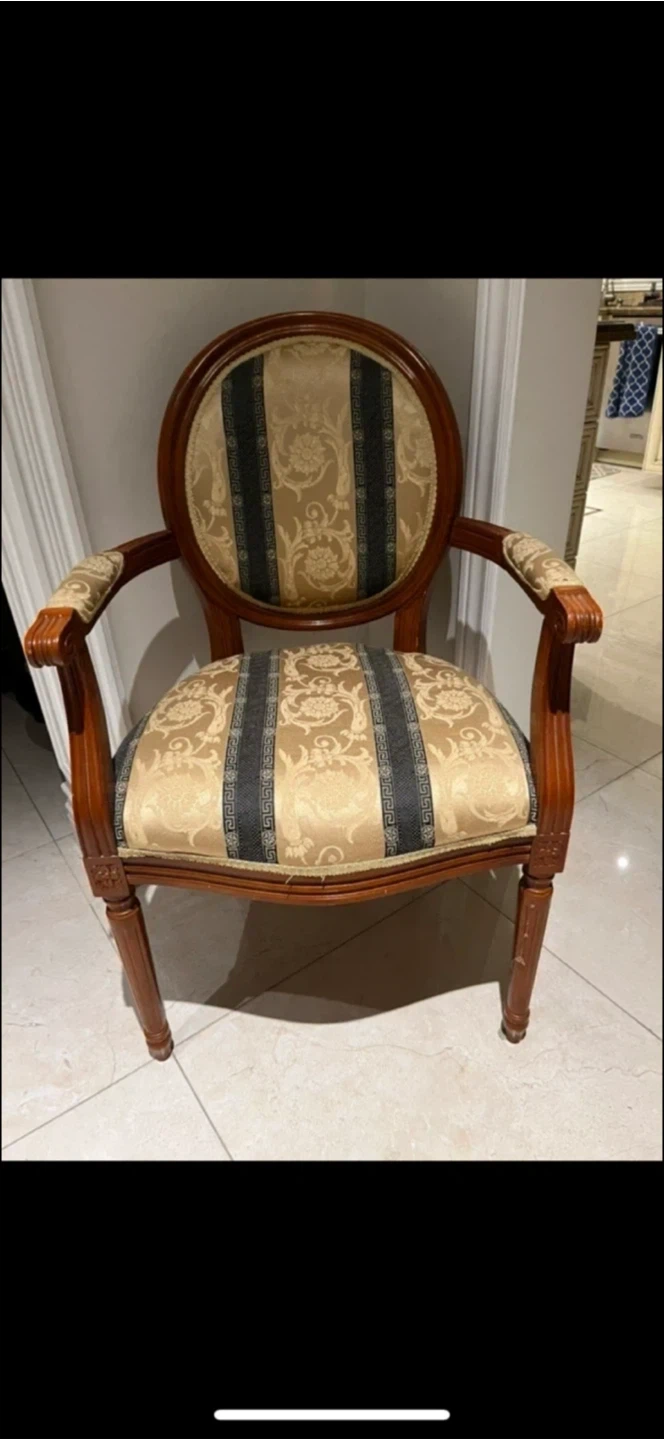 🥕Wooden Accent Chair