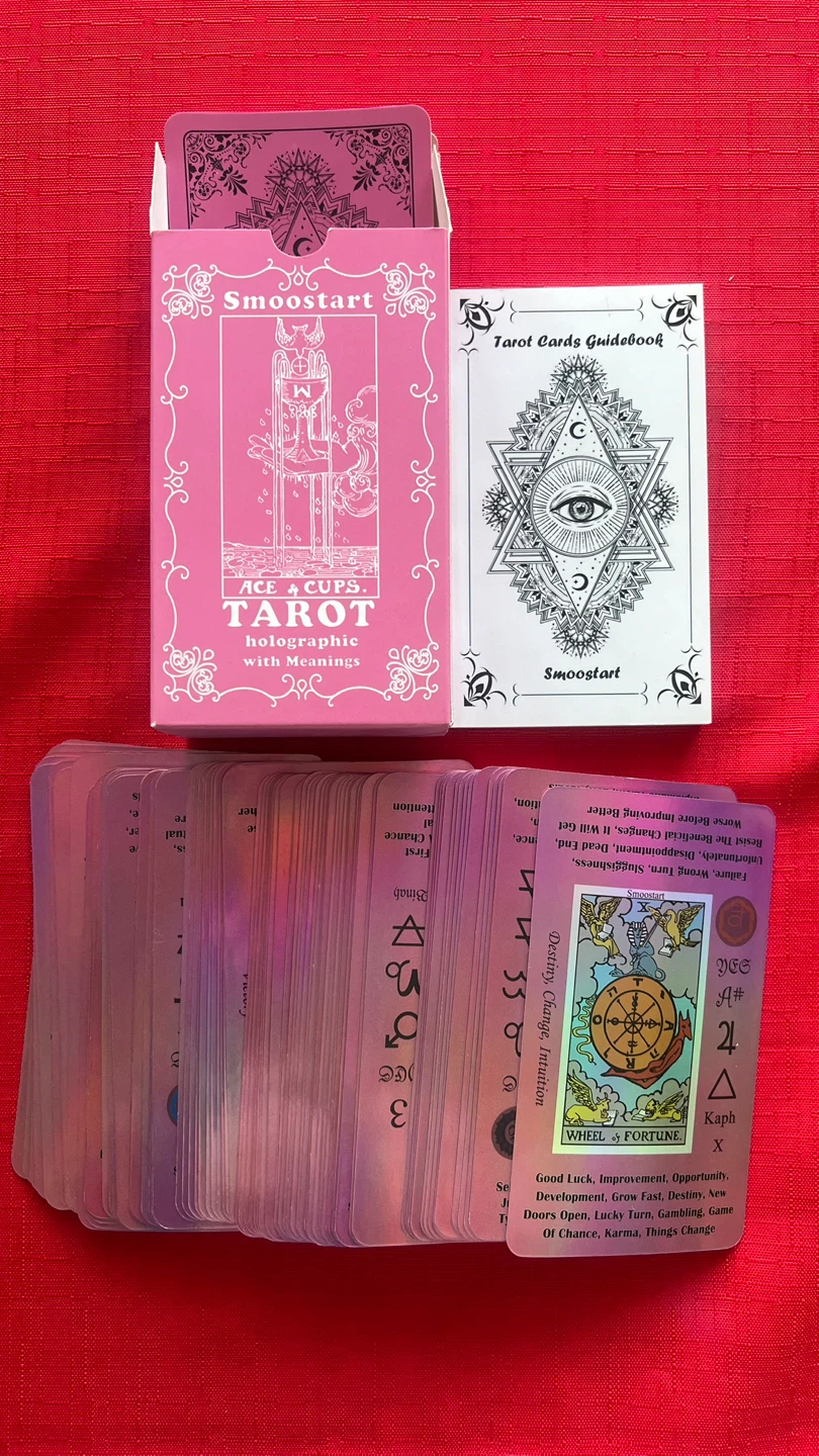 Two Beginner Holographic Tarot Decks with Meanings - photo 2