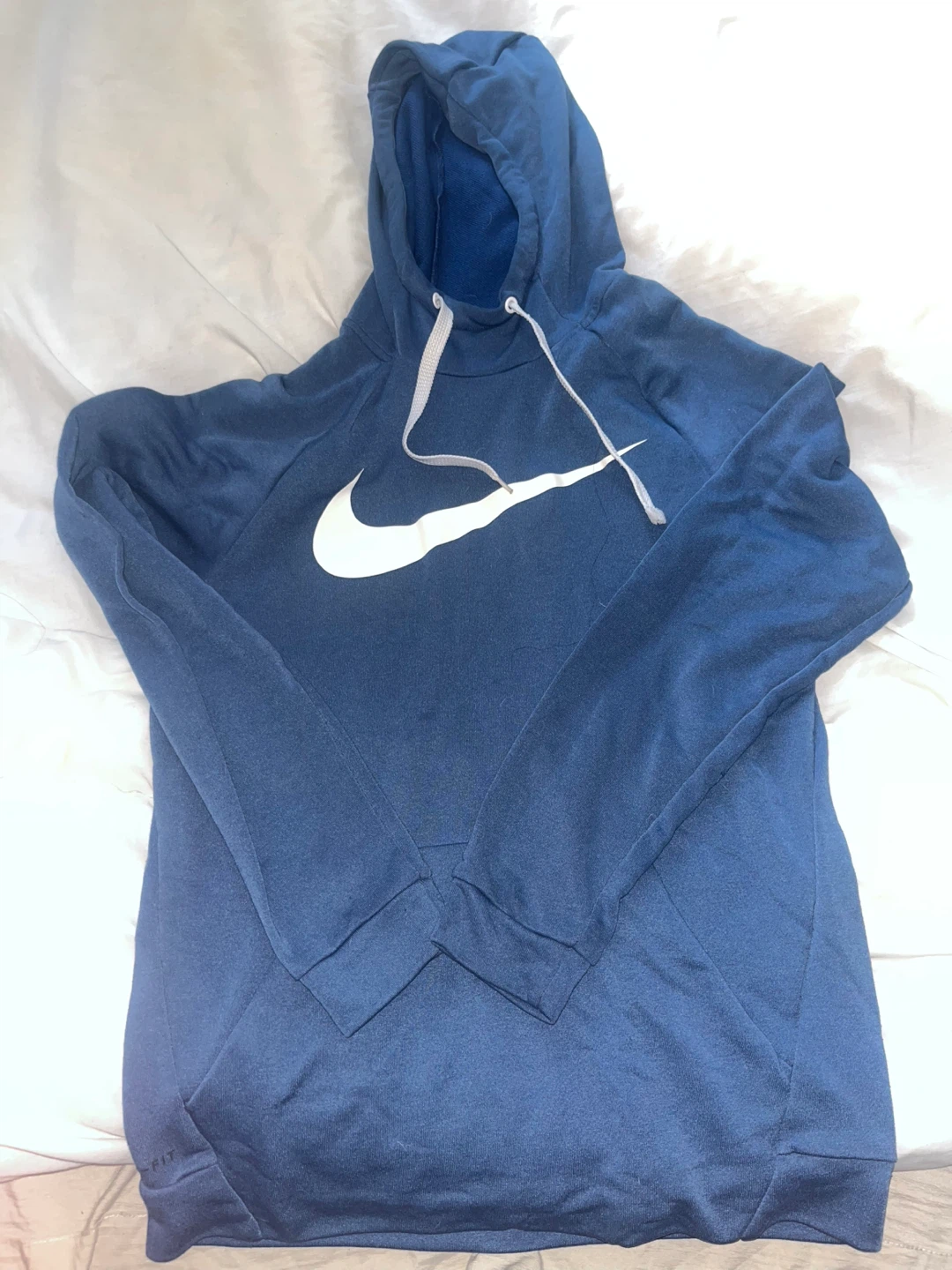 Nike Dri-FIT Blue Hoodie Size S