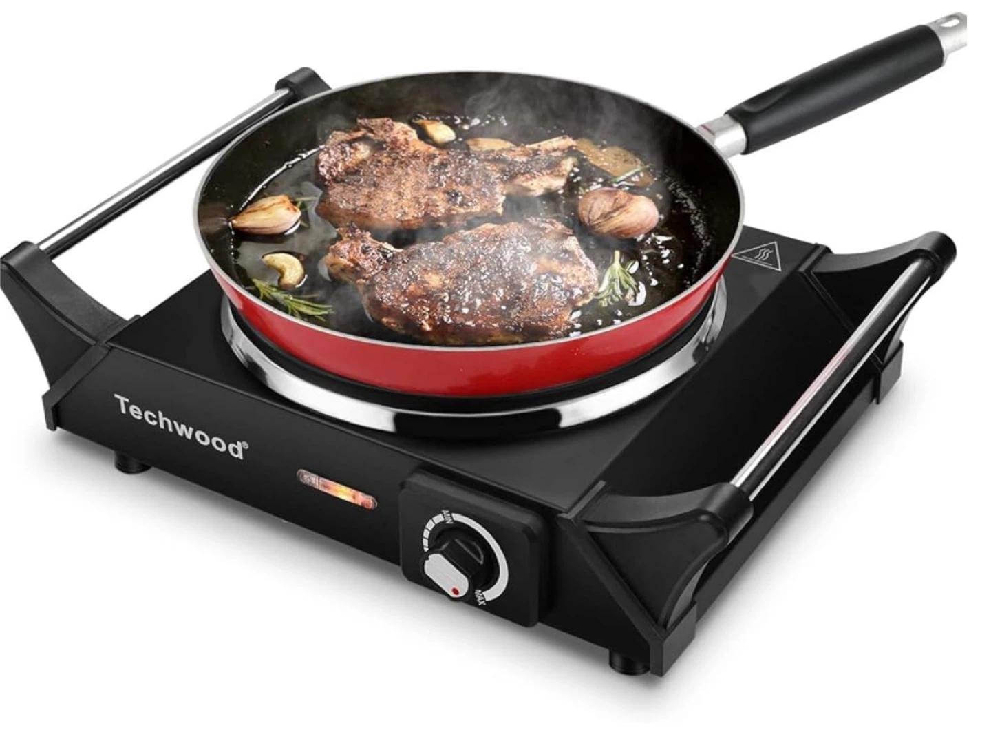 Techwood Hot Plate in Silver