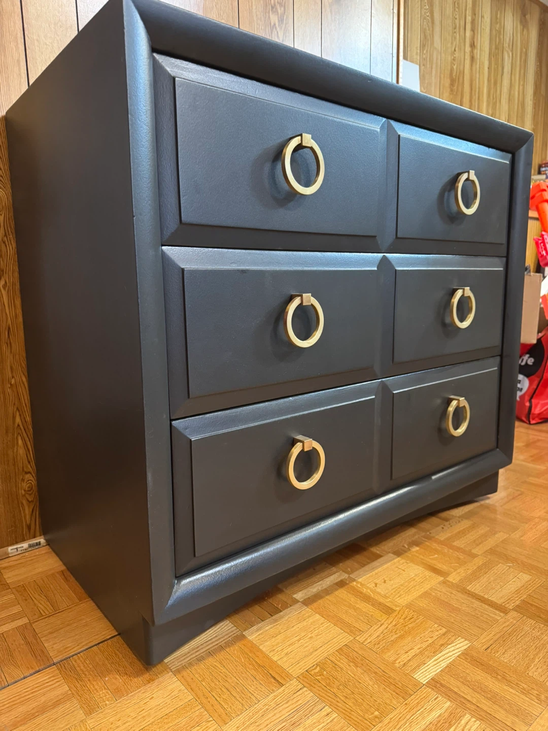 Dresser - 3 Drawers - Matte Black - Widdicomb- MCM - photo 3