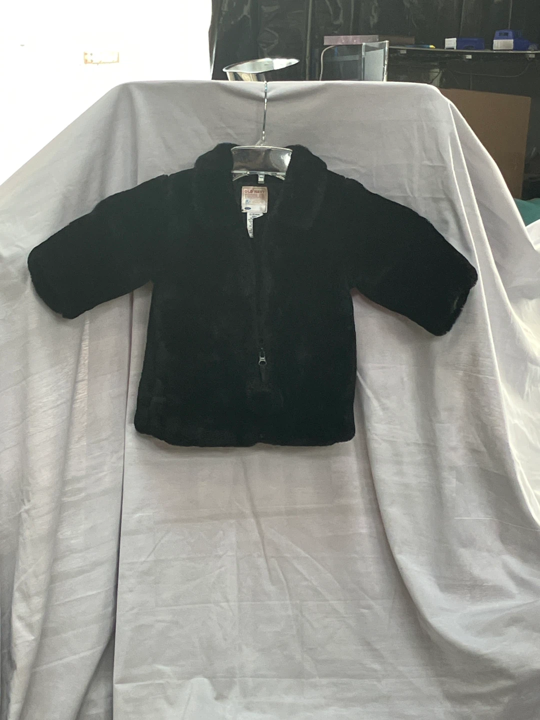 Black Faux Fur Jacket