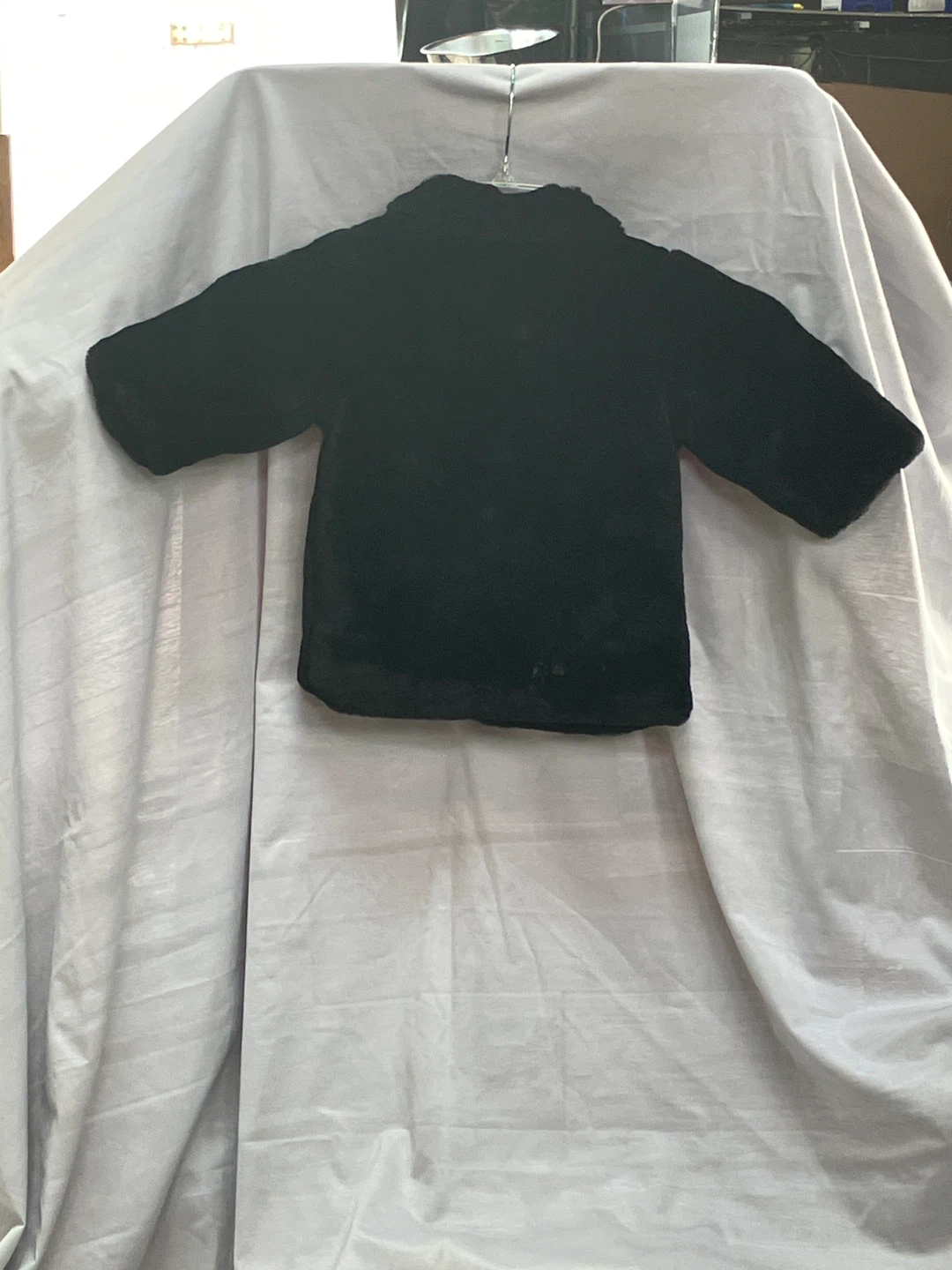 Black Faux Fur Jacket - photo 2