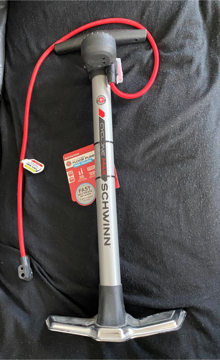 Schwinn Cyclone Max High Volume Floor Pump