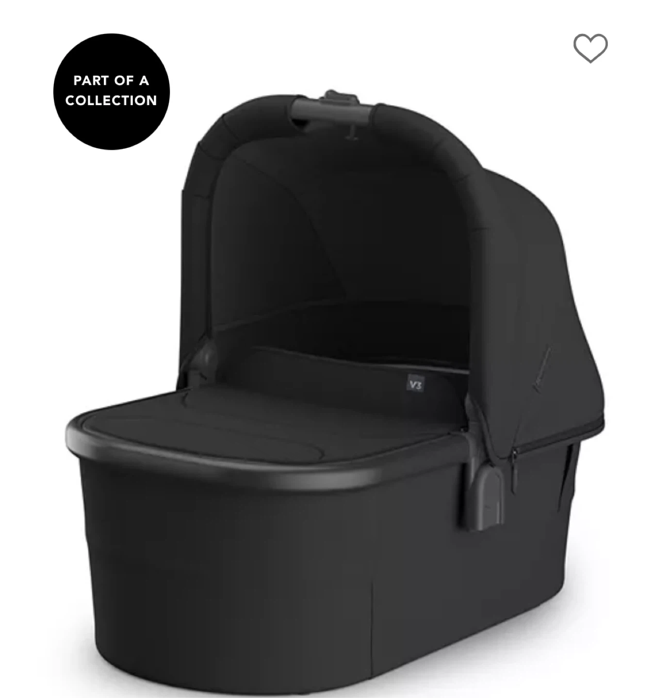 UPPAbaby Bassinet V2 - Jake (Black)