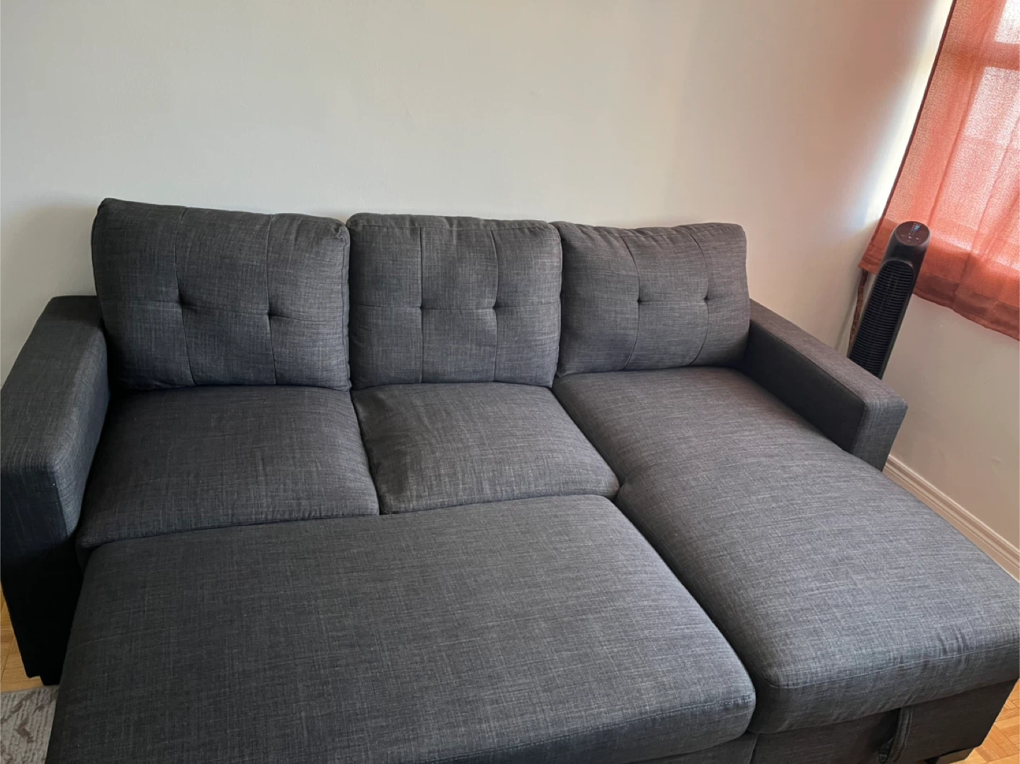 Dark Grey Sectional Sofa - photo 2