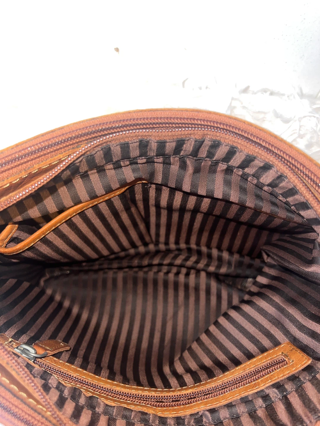 Jack Georges Brown Leather Shoulder Bag - photo 4
