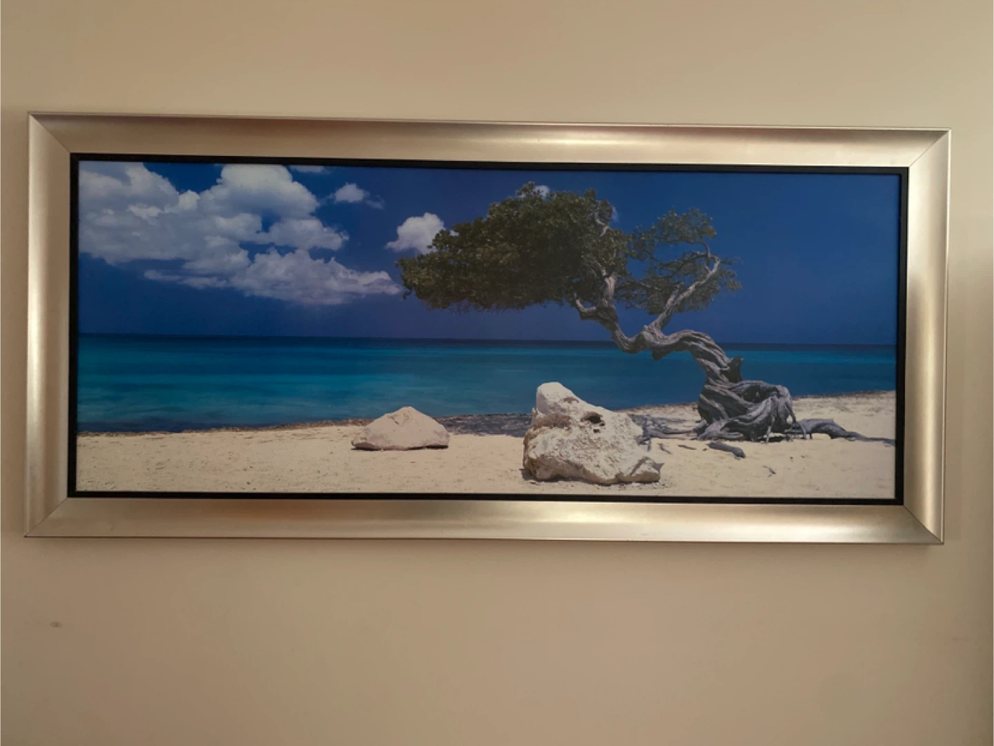Framed Coastal Landscape Print