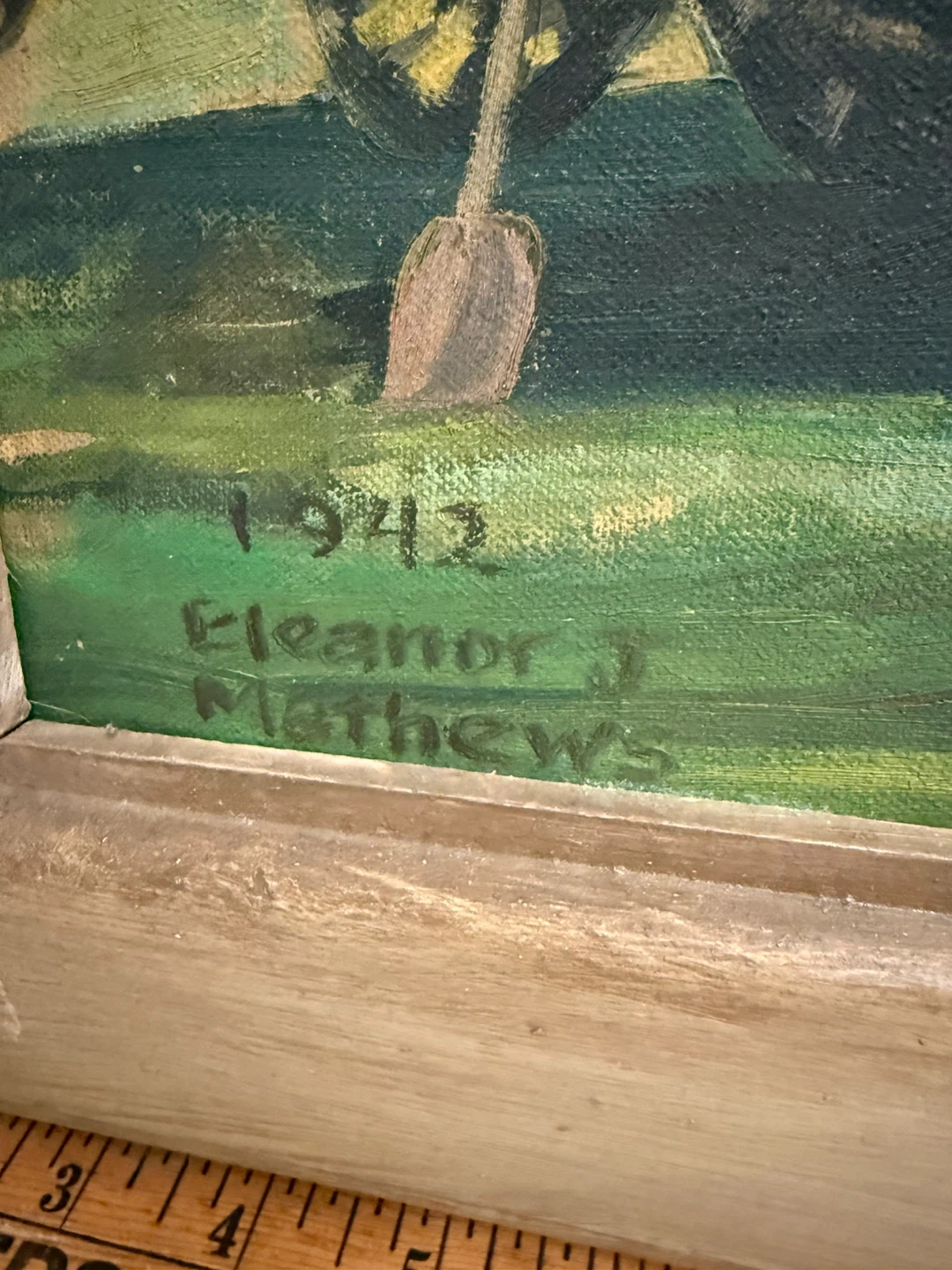 Antique Painting 1942 - photo 2